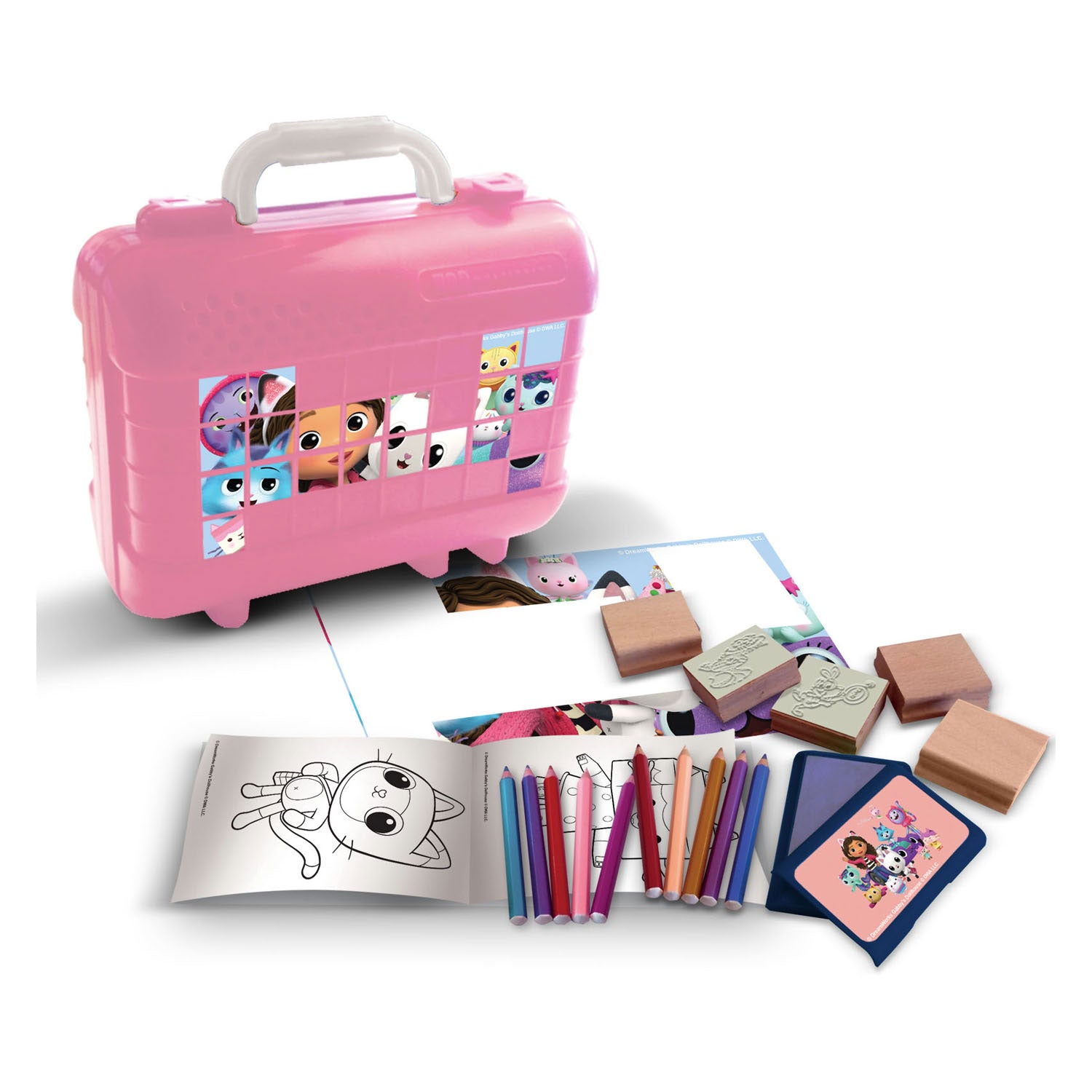 Merkloos sans marque gabbys doll house kleurkoffer