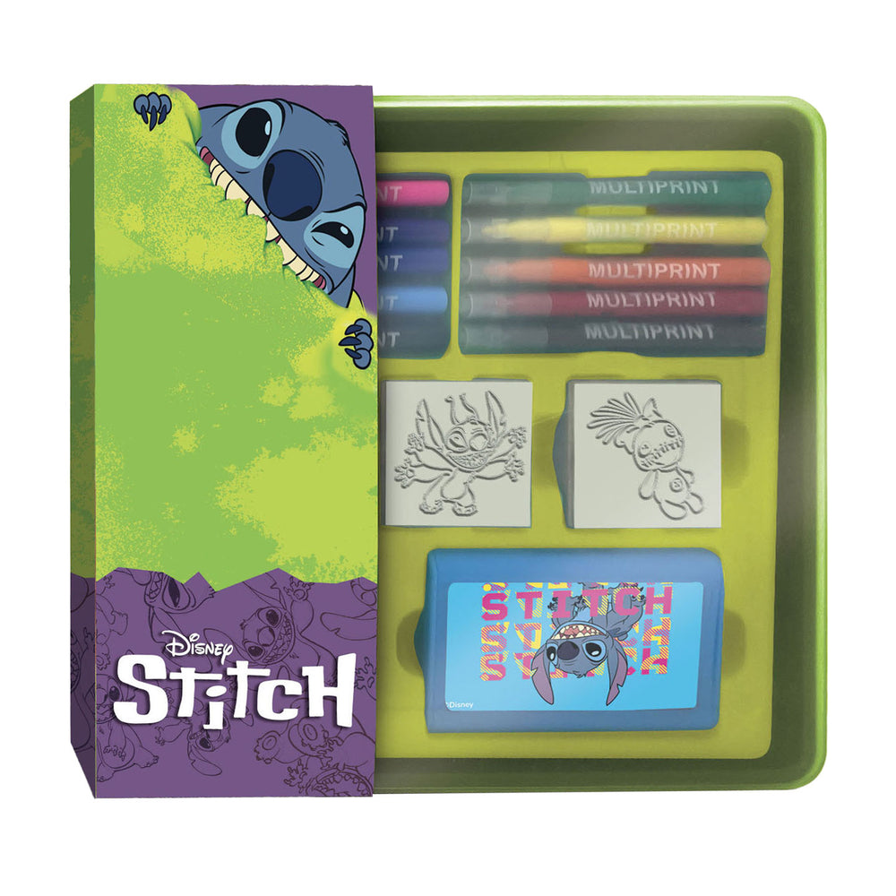 Multiprint stitch stempels en viltstiften set in opbergdoos