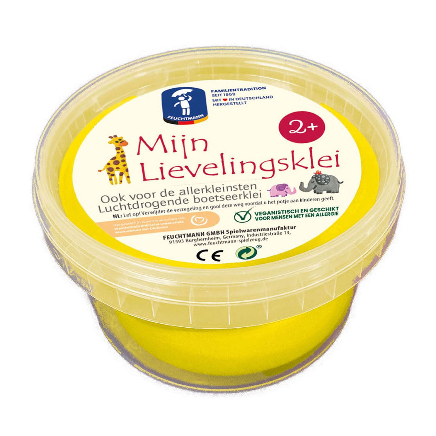 Feuchtmann mijn lievelingsklei - geel, 500gr.