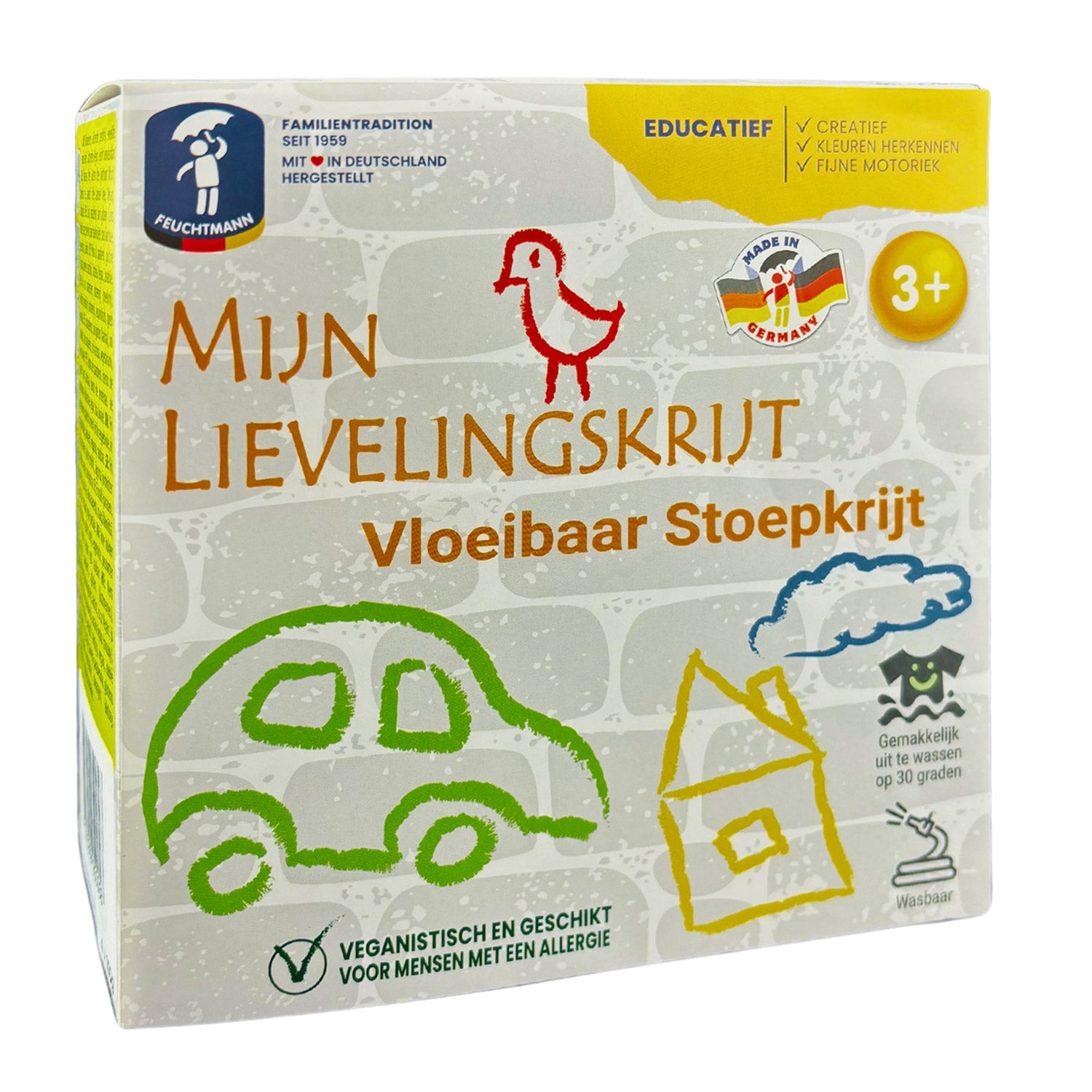 Feuchtmann mijn lievelingskrijt - vloeibare stoepkrijt, 4x100gr.