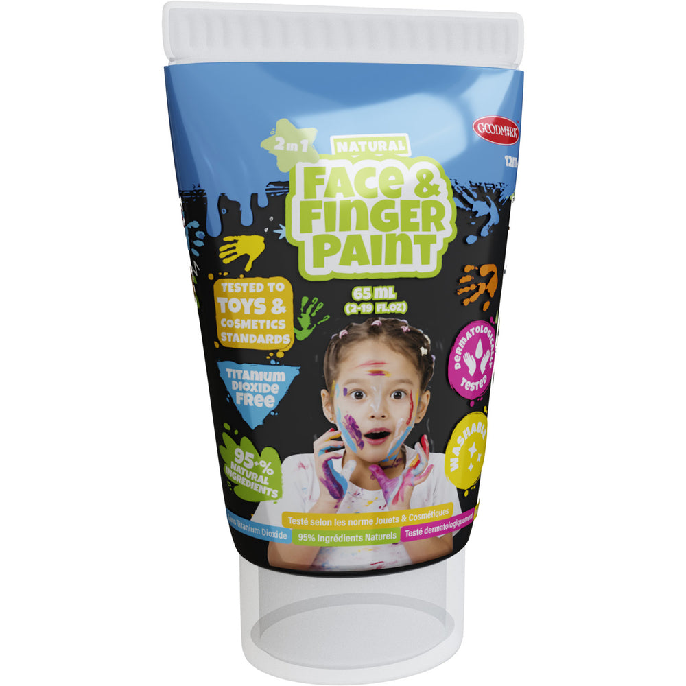 Boti natuurlijke gezichtsvingerverf tube - zwart, 65ml