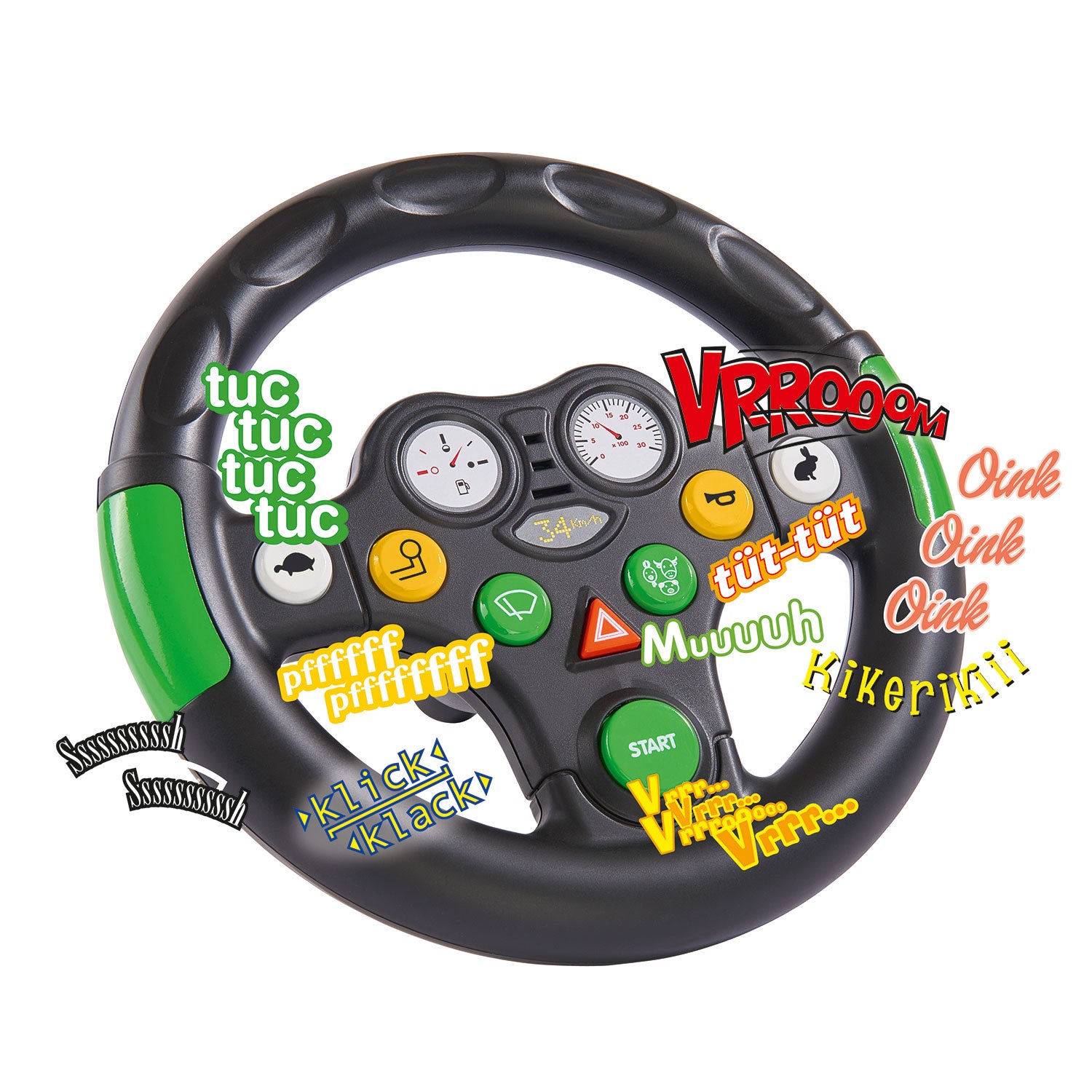 Grote tractor geluid stuur