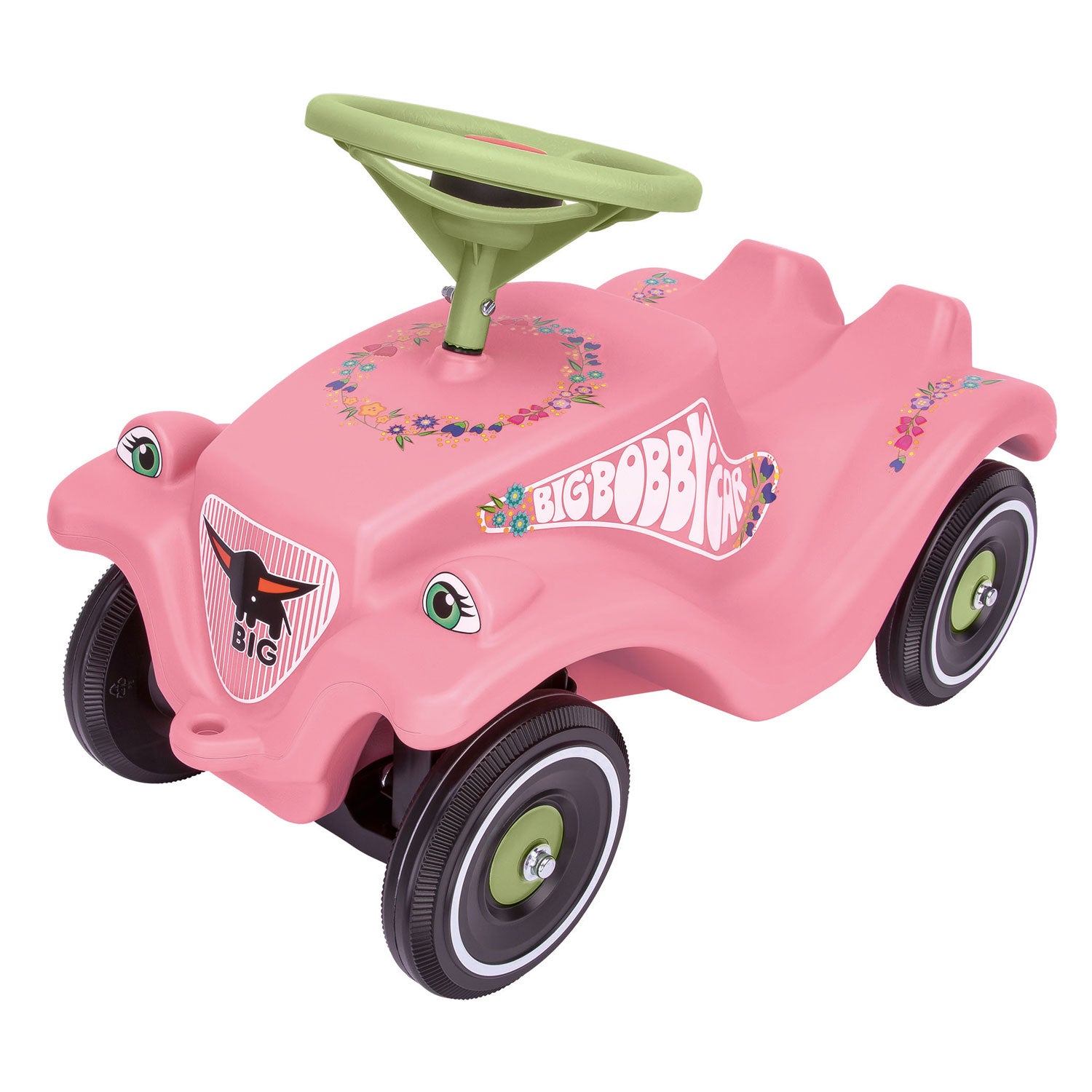 Grote Bobby auto klassieke bloemenloopauto