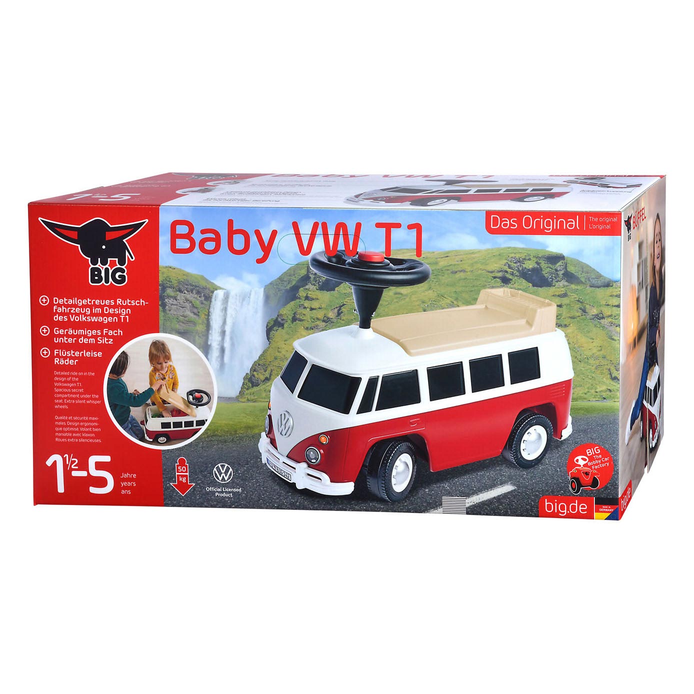 Grote baby VW T1 Loopauto