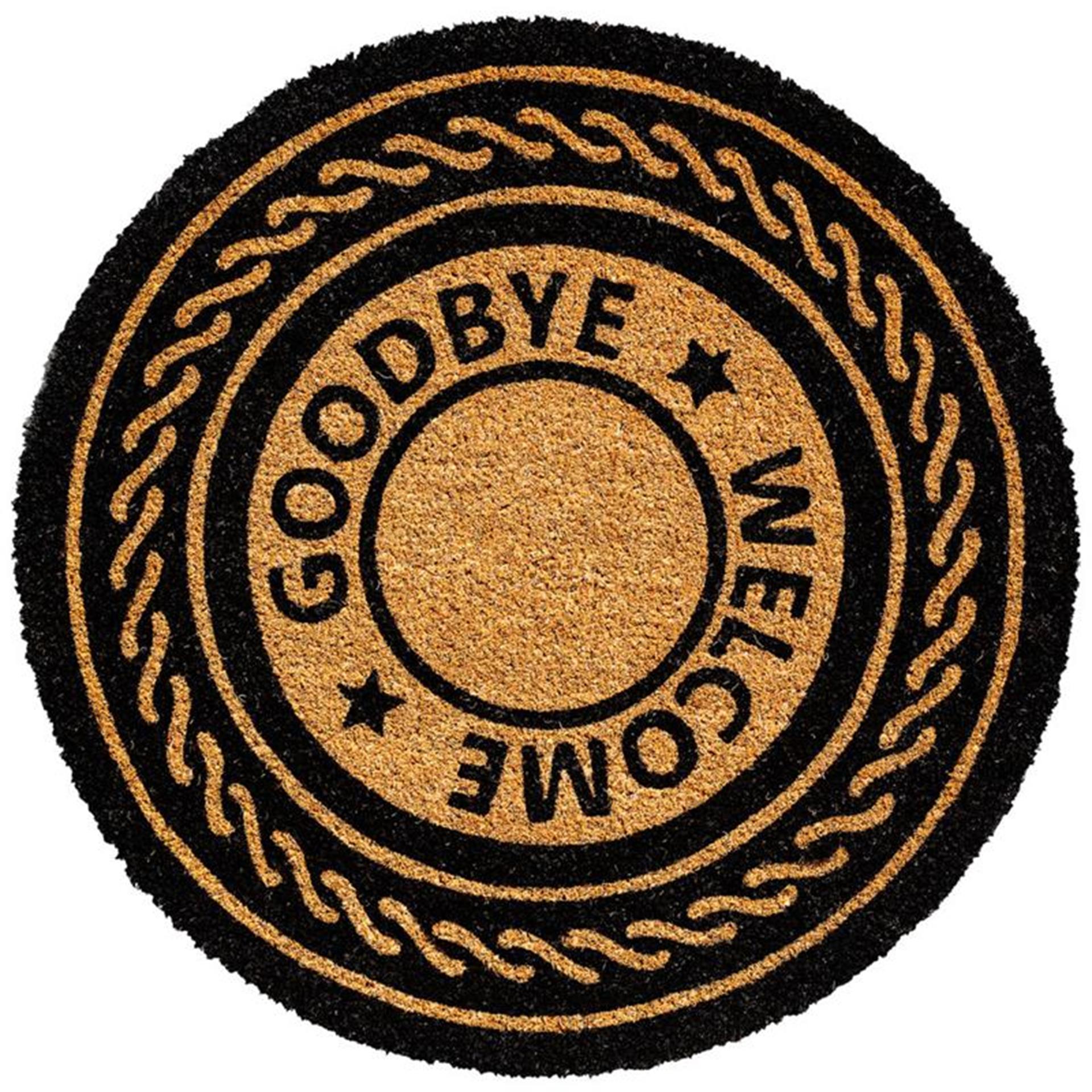 Hamat deurmat welcome goodbye kokos ø60cm