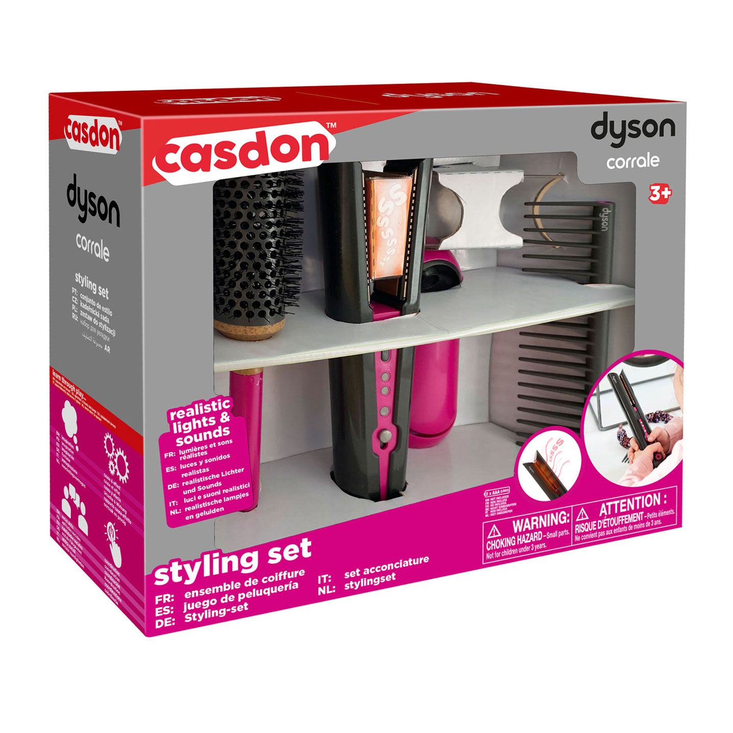 Casdon dyson corrale speelgoed stylingset
