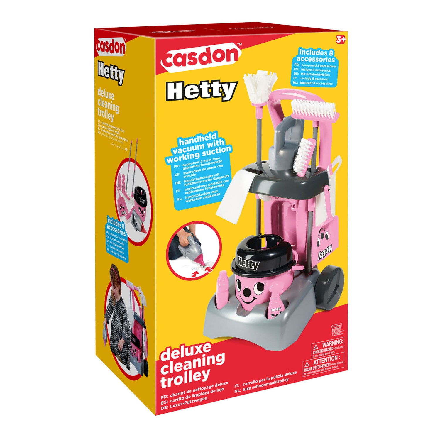 Casdon schoonmaakwagen hetty deluxe speelset