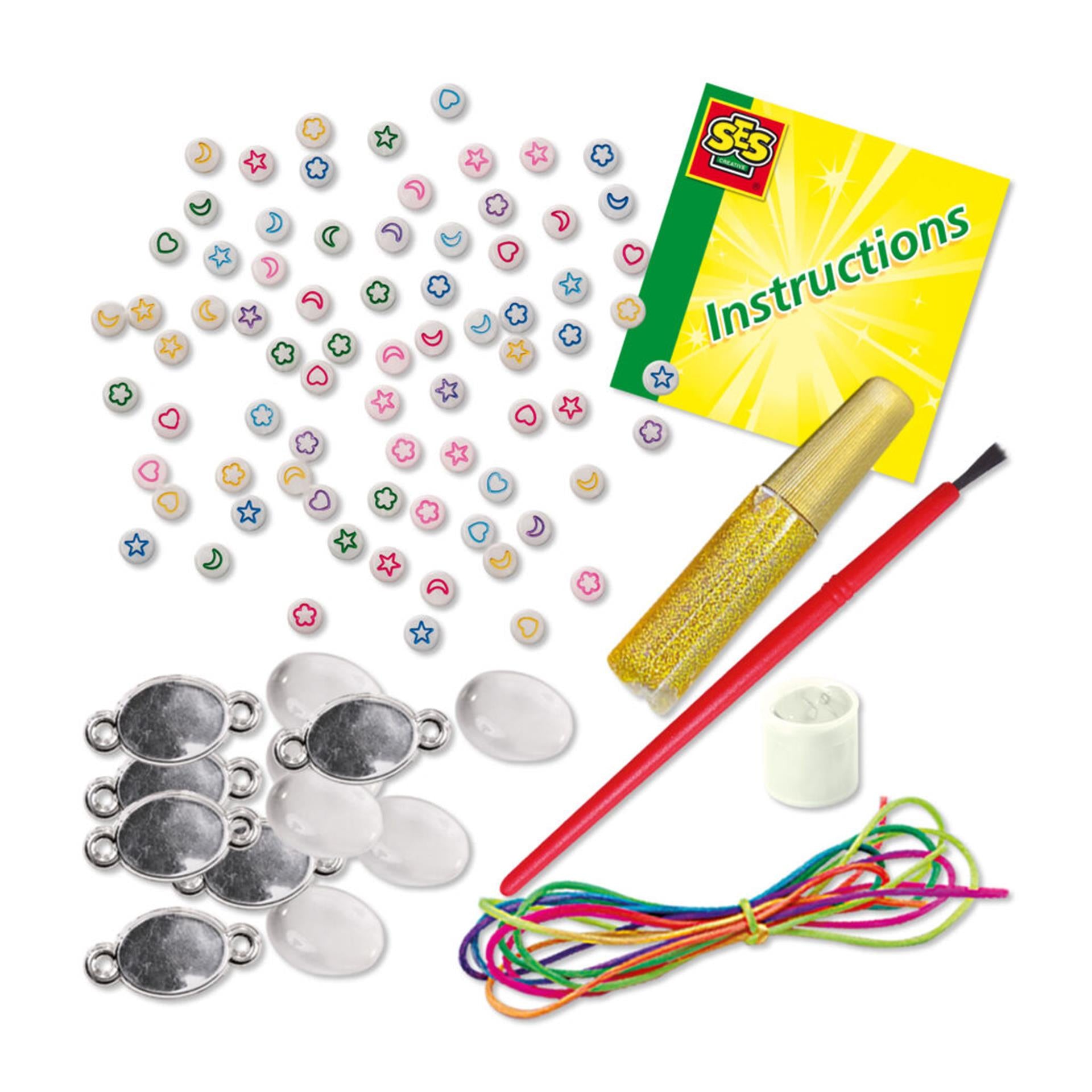 SES Glow in the Dark Galaxy Armbanden