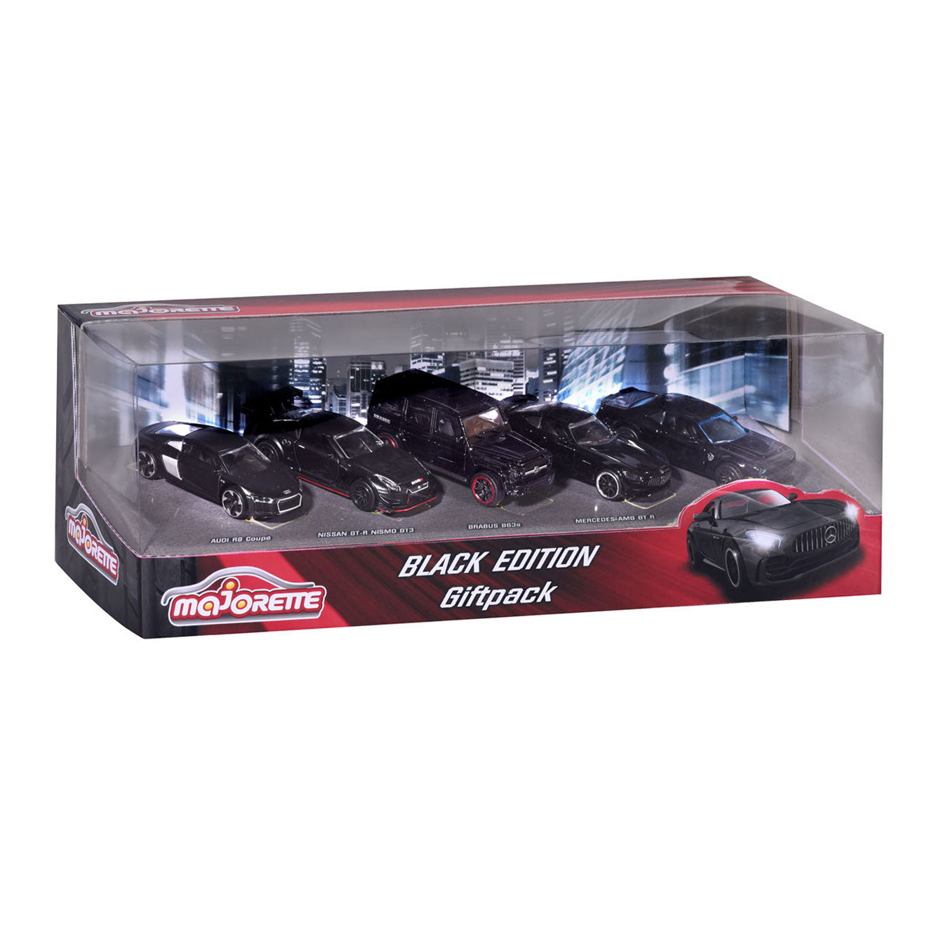 Majorette zwarte editie geschenkverpakking, 5st.