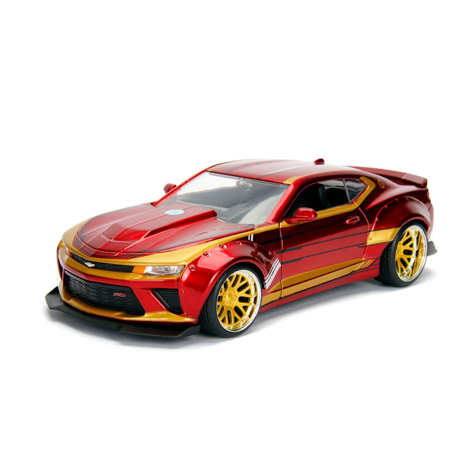 Jada toys - marvel ironman 2016 chevy camaro ss - 1:24 - die-cast - vanaf 8 jaar - speelgoedvoertuig