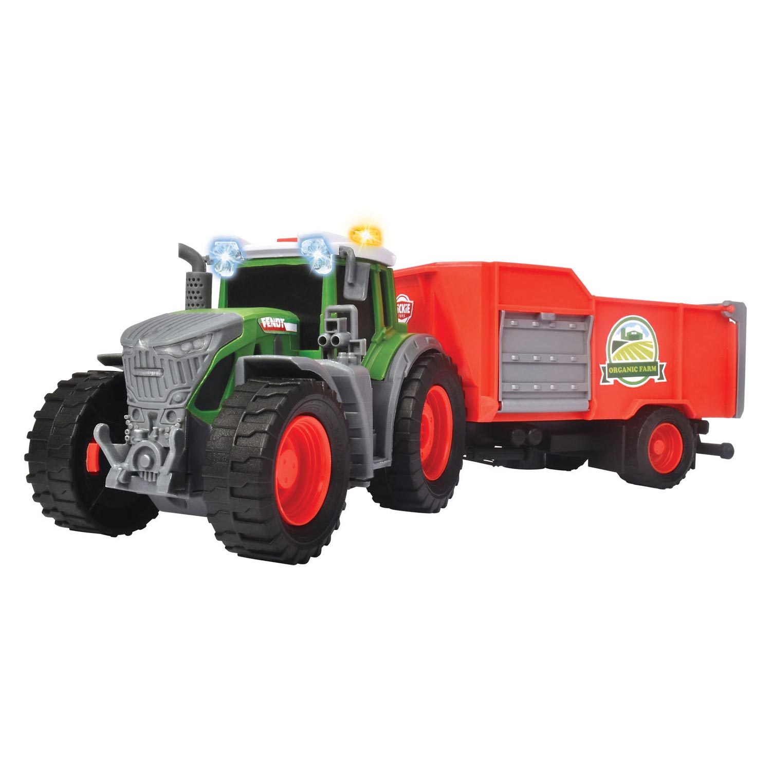 Dickie Fendt Trekker met aanhanger