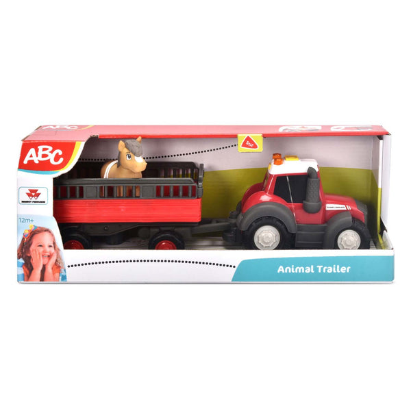 ABC Massey Ferguson with Trailer and Horse