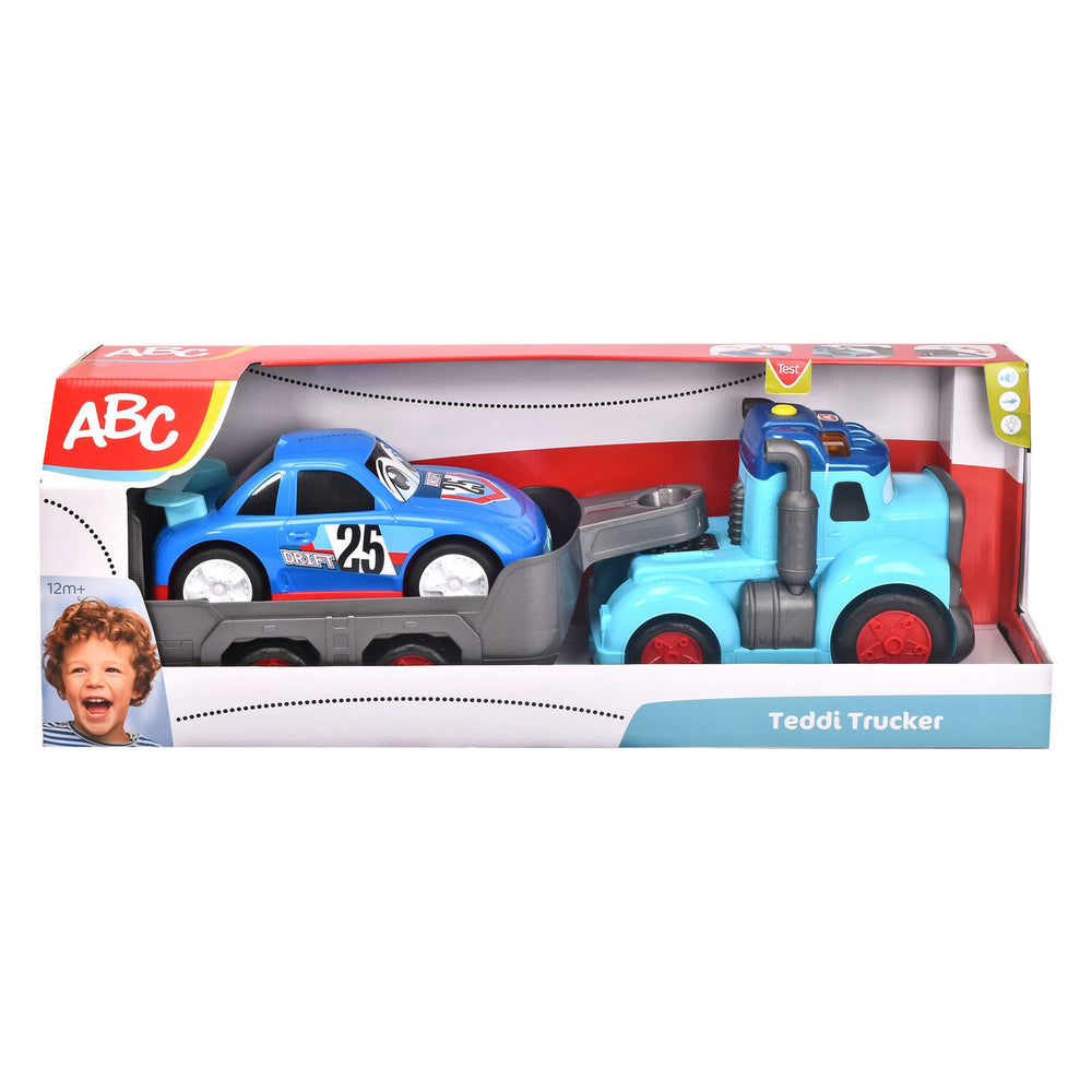 Dickie toys abc teddi trucker 60 cm - licht geluid - speelgoedvoertuig