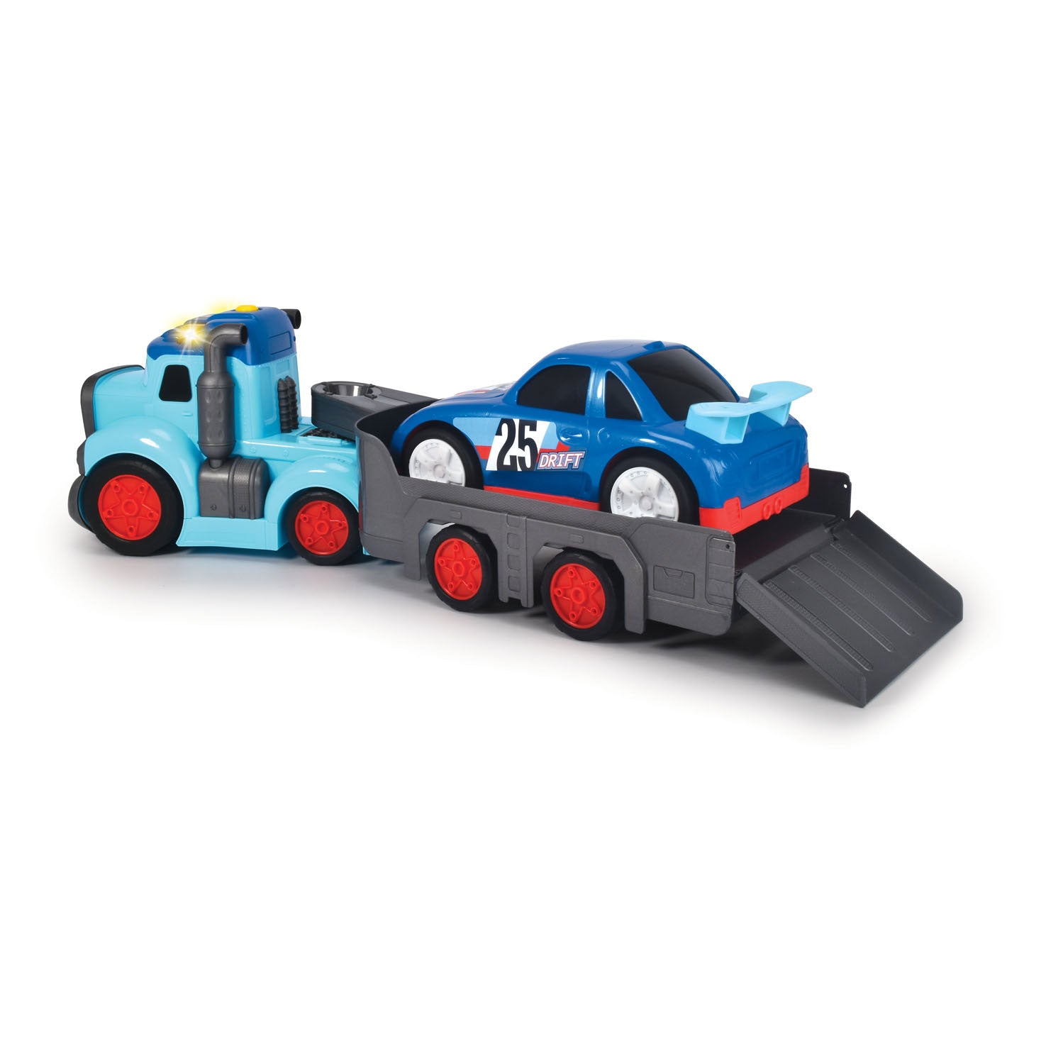 Abc dickie teddi trucker transporter met raceauto