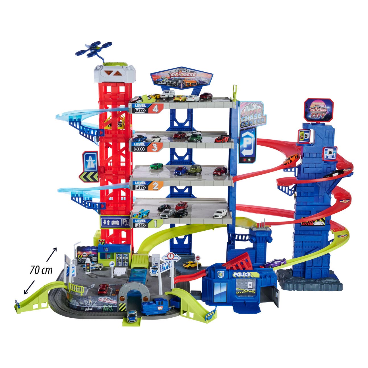 Majorette Super Chase Center-garage