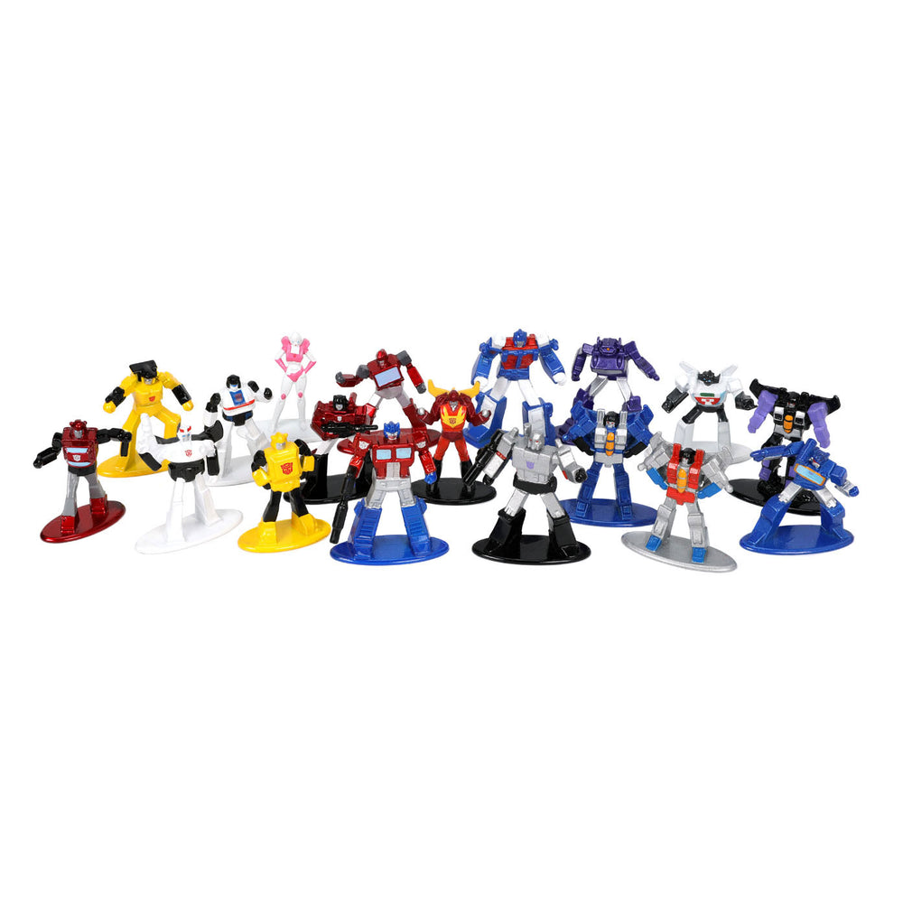 Jada Toys Transformers Nano Wave 1 Die-Cast Figures 18pc.