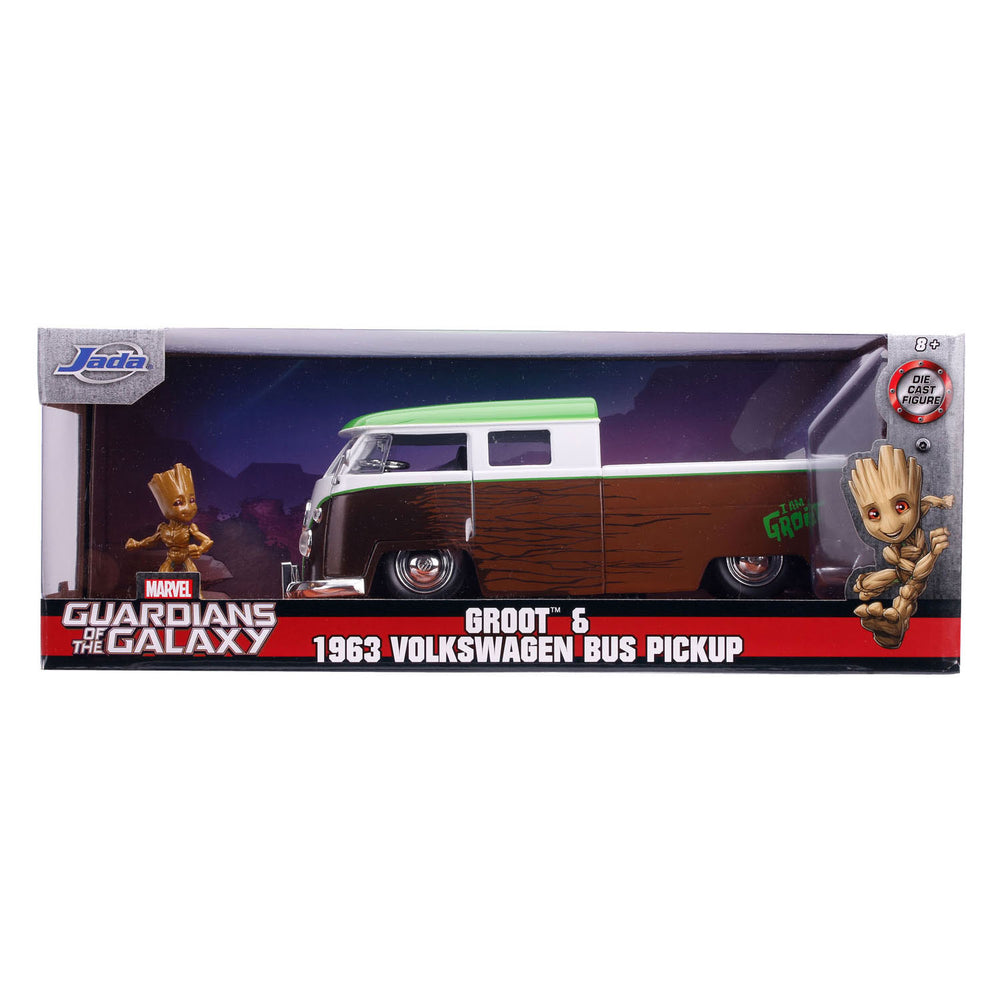 Jada Toys Jada Marvel Groot 1963 Bus Pickup 1:24