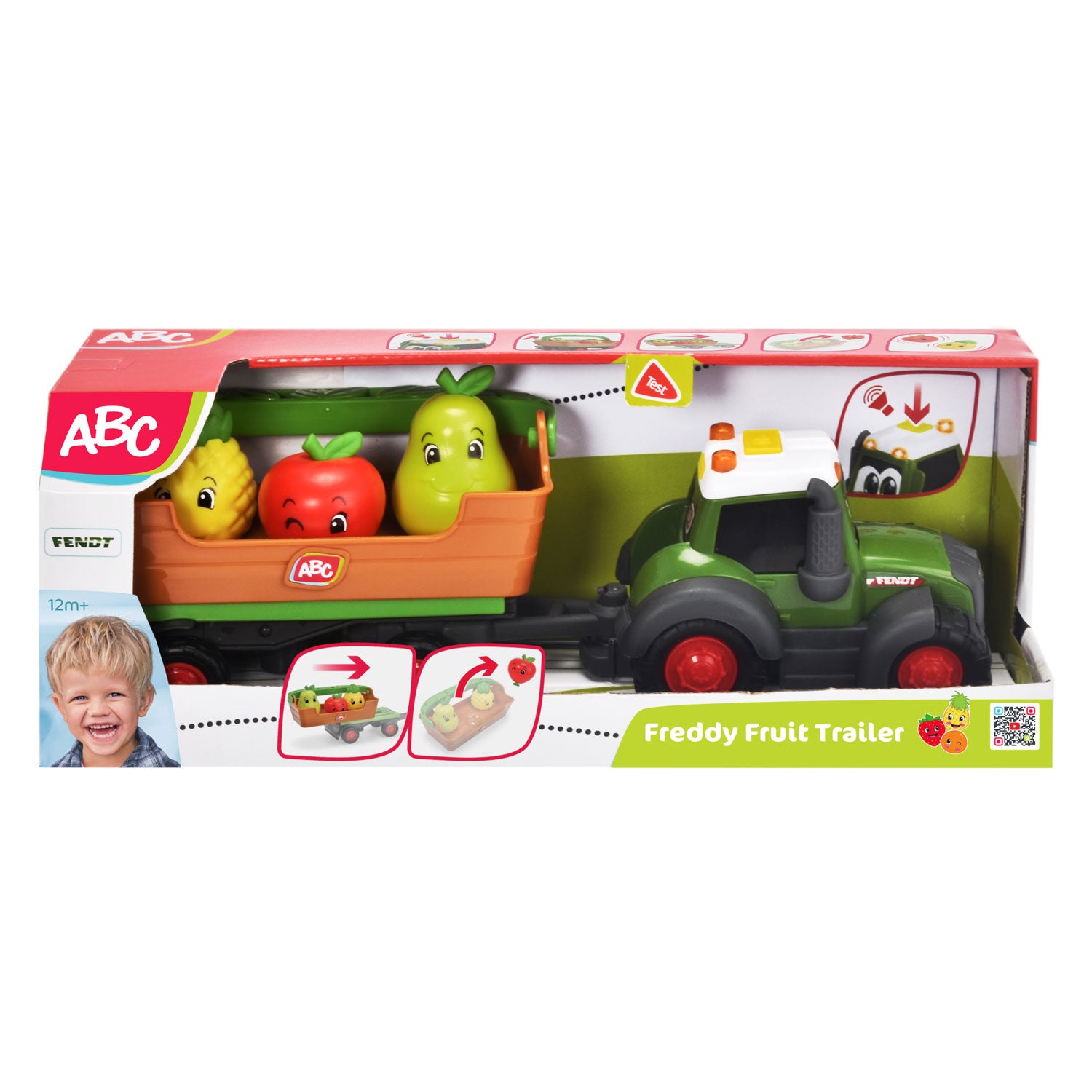 ABC Freddy Fruit Tractor met Aanhangwagen