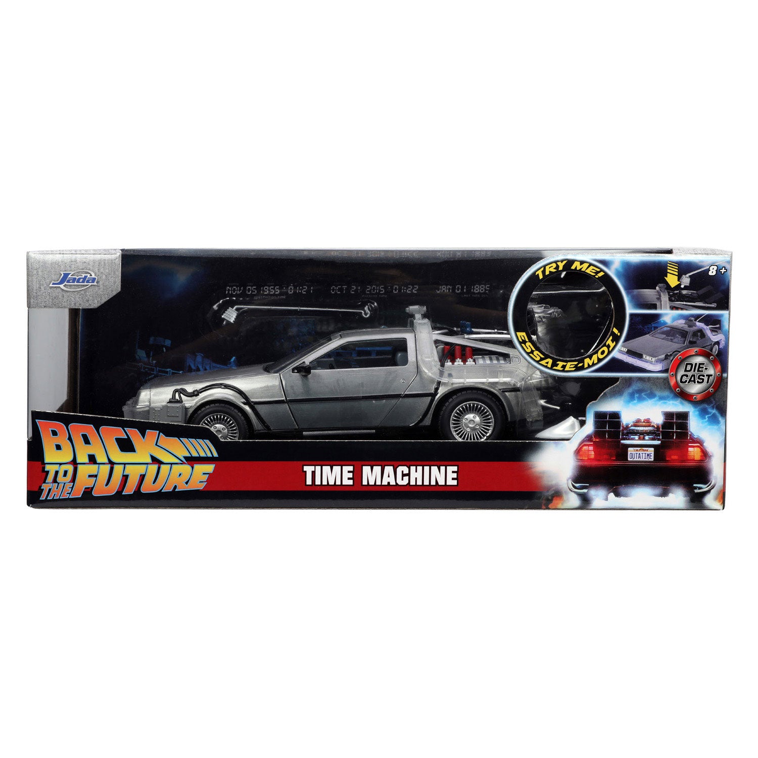 Jada Die-Cast Tijdmachine Terug naar de Toekomst 1 Auto 1:24