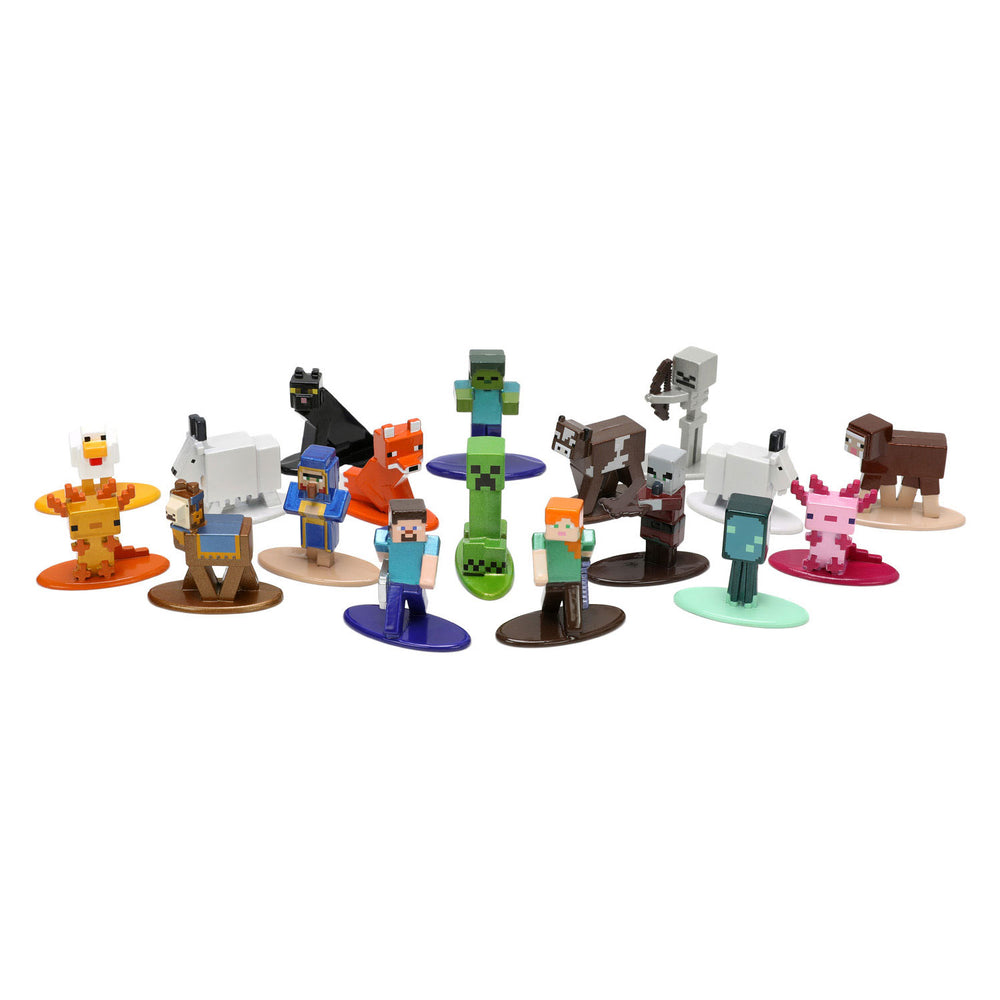Jada Toys Jada Die-Cast Minecraft Multi-Pack Nano Action Figures Wave 8