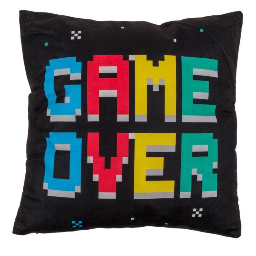 Ootb omkeerbaar kussen power up game over 40x40cm 100% polyester