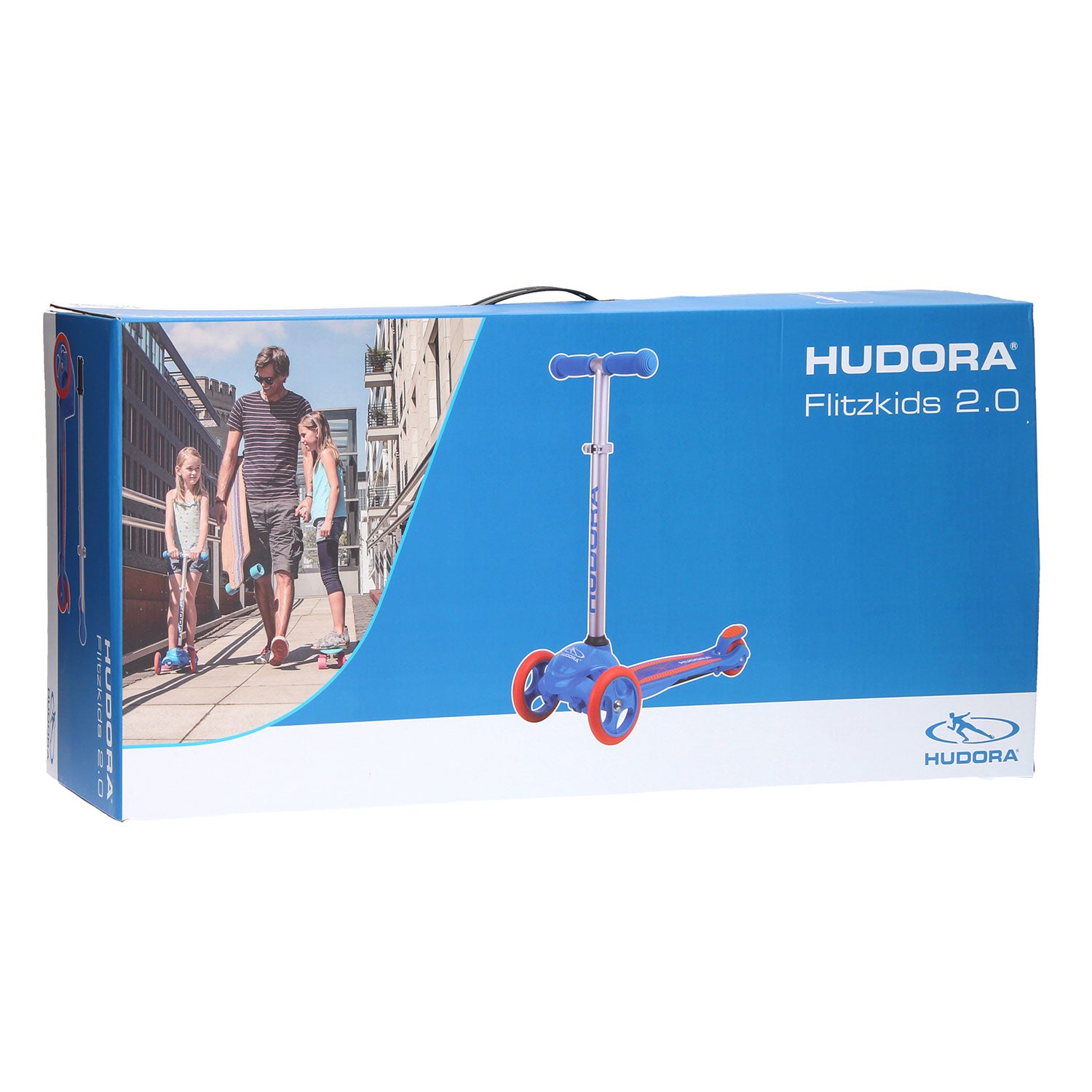 Hudora flitzkids step - blauw