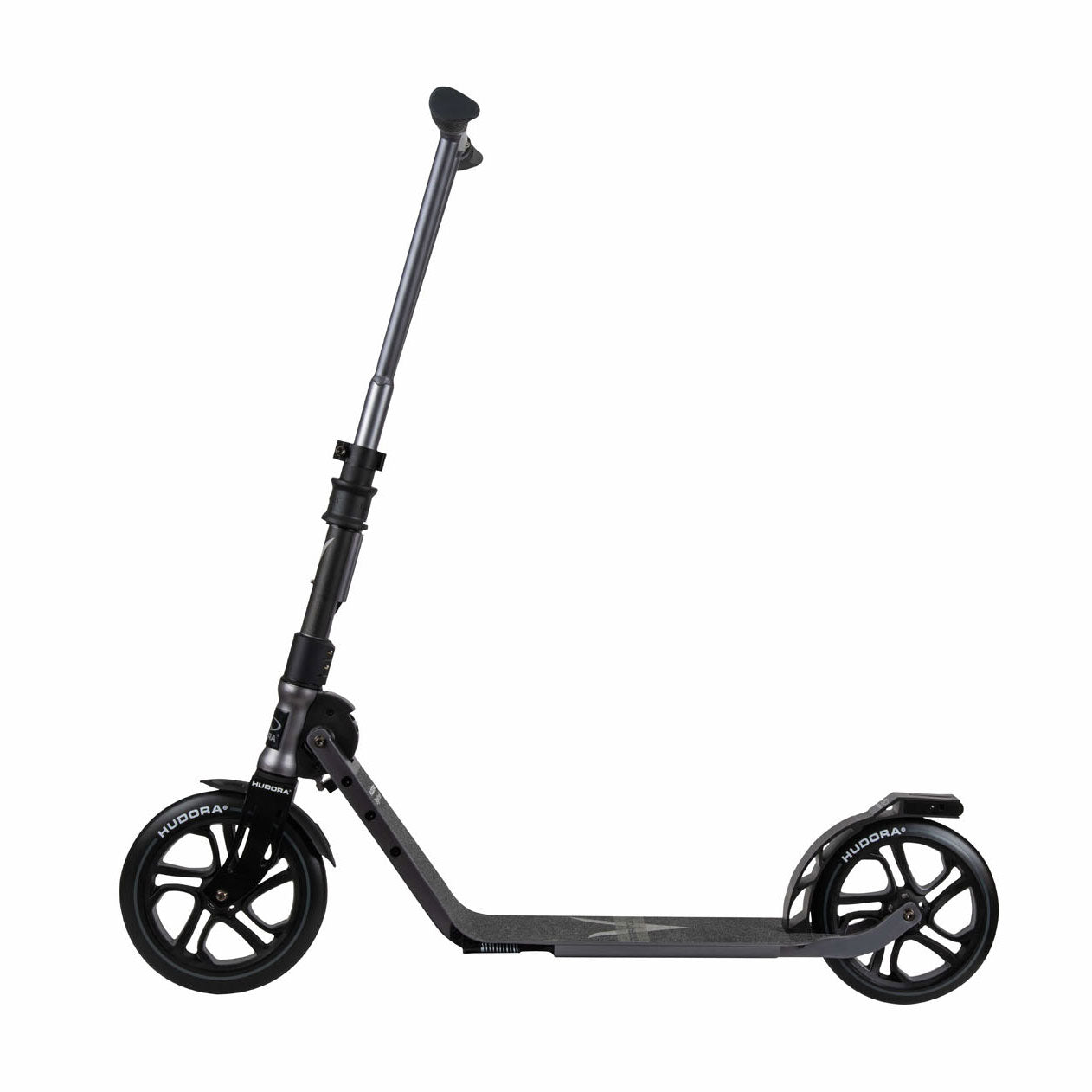HUDORA Big Wheel 230 Step met V-vormig Stuur - Antraciet