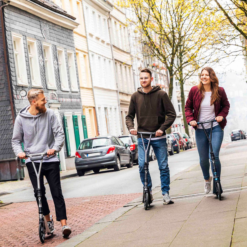 HUDORA Big Wheel 230 Step met V-vormig Stuur - Antraciet