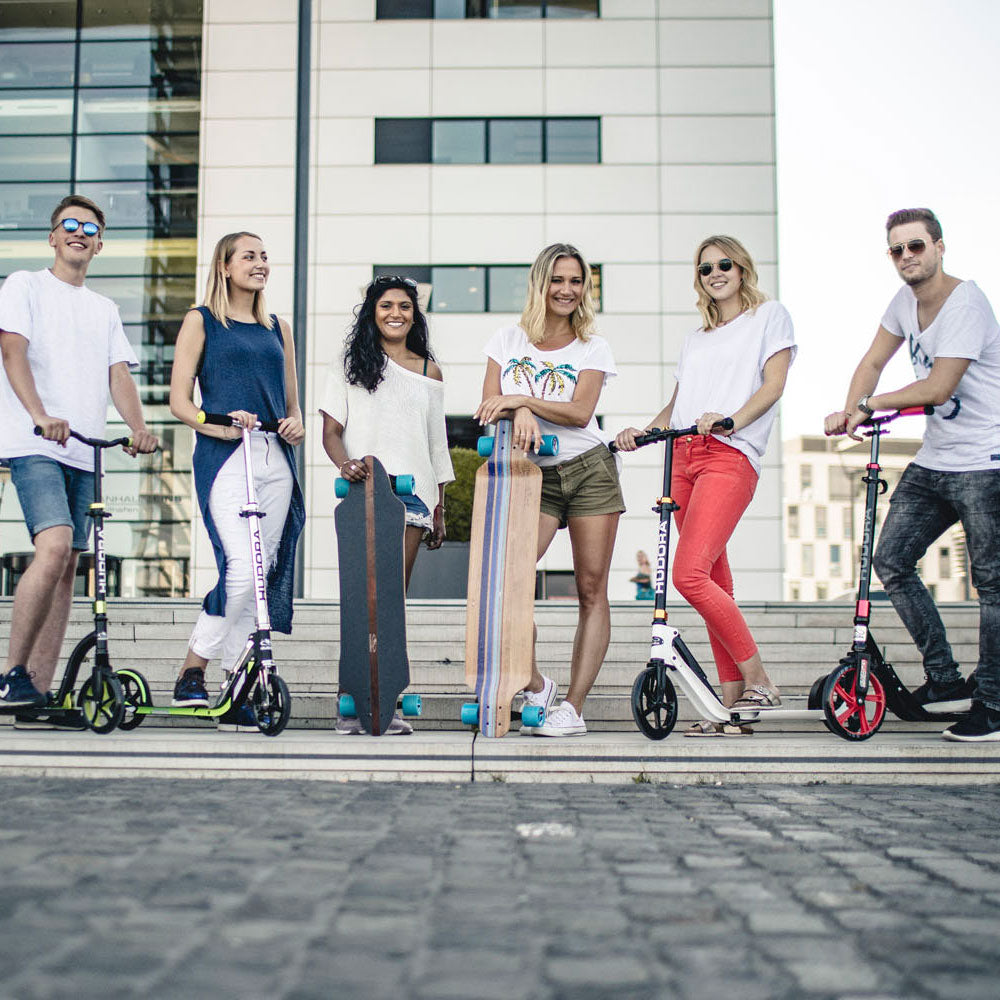 Hudora big wheel stijl 230 stappen - wit