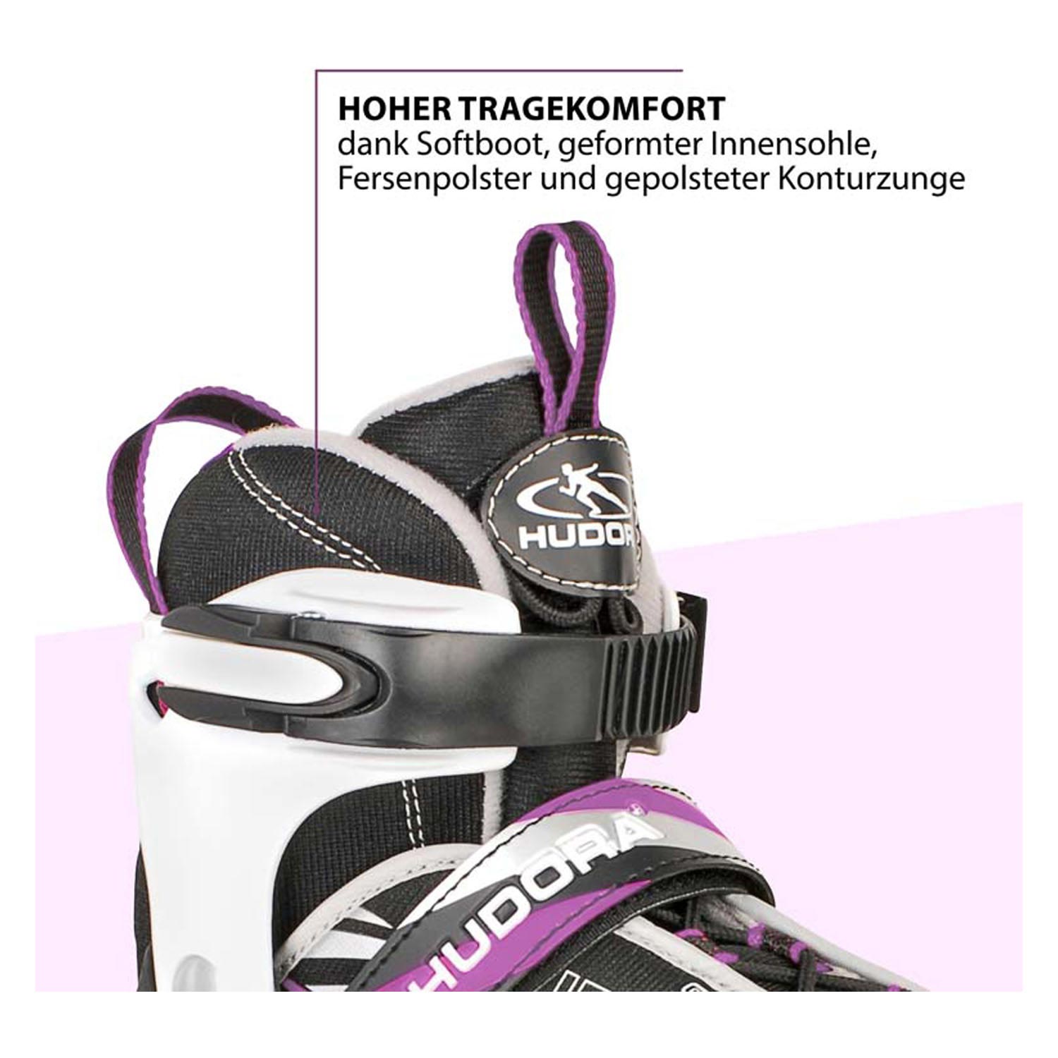 Hudora kinderskeelers mia paars, maat 33-36