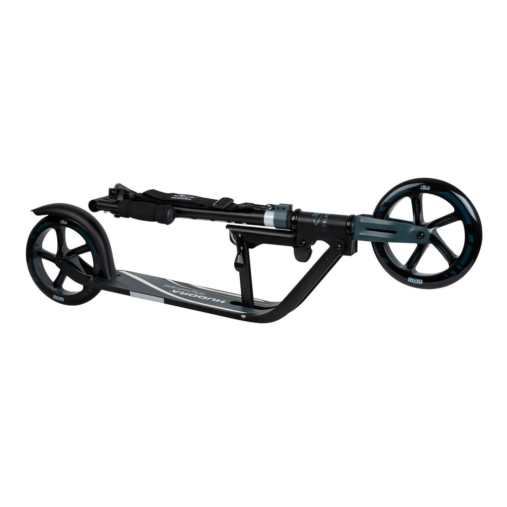 Hudora grootwiel step 205 - zwart