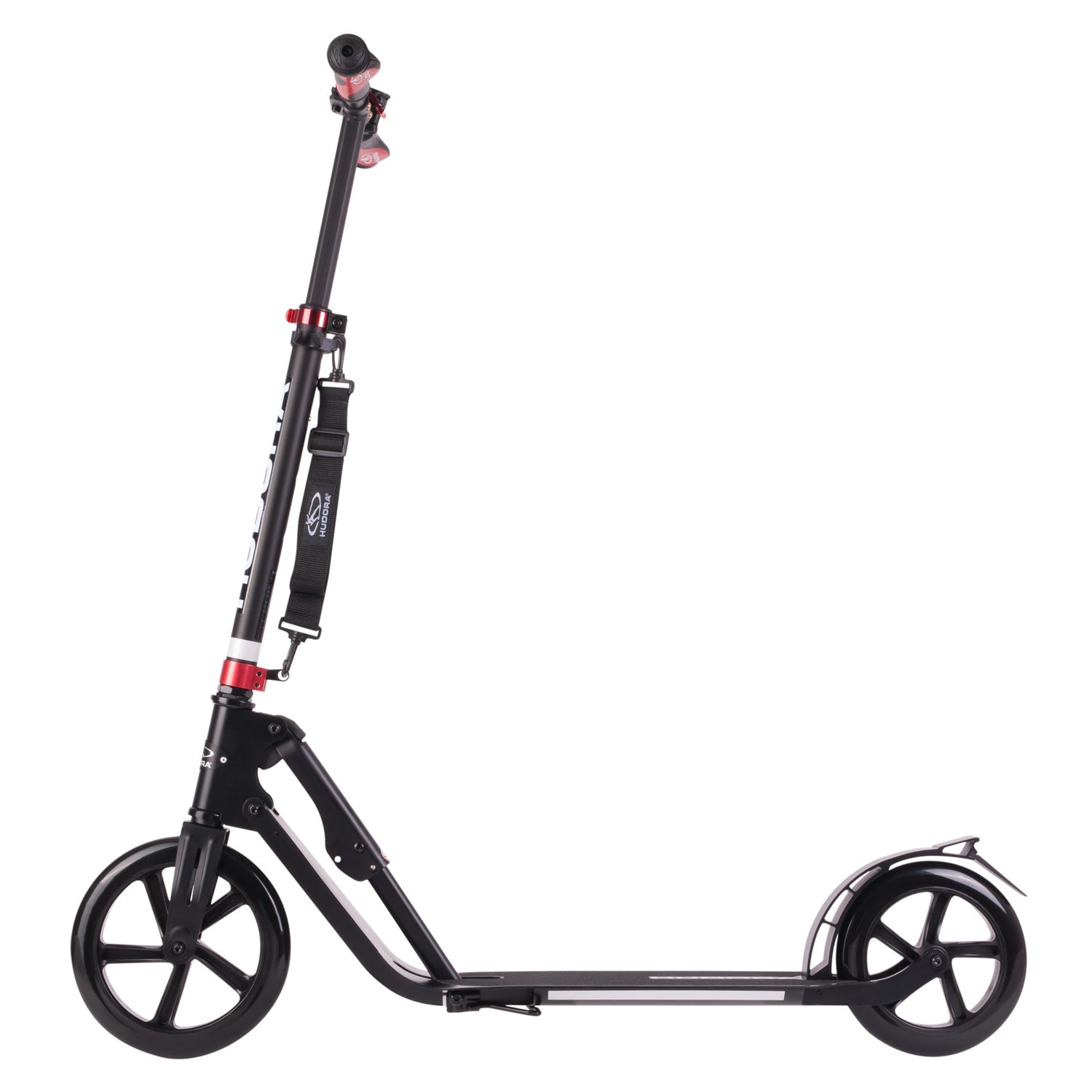 Hudora groot wiel style 230 step - zwart