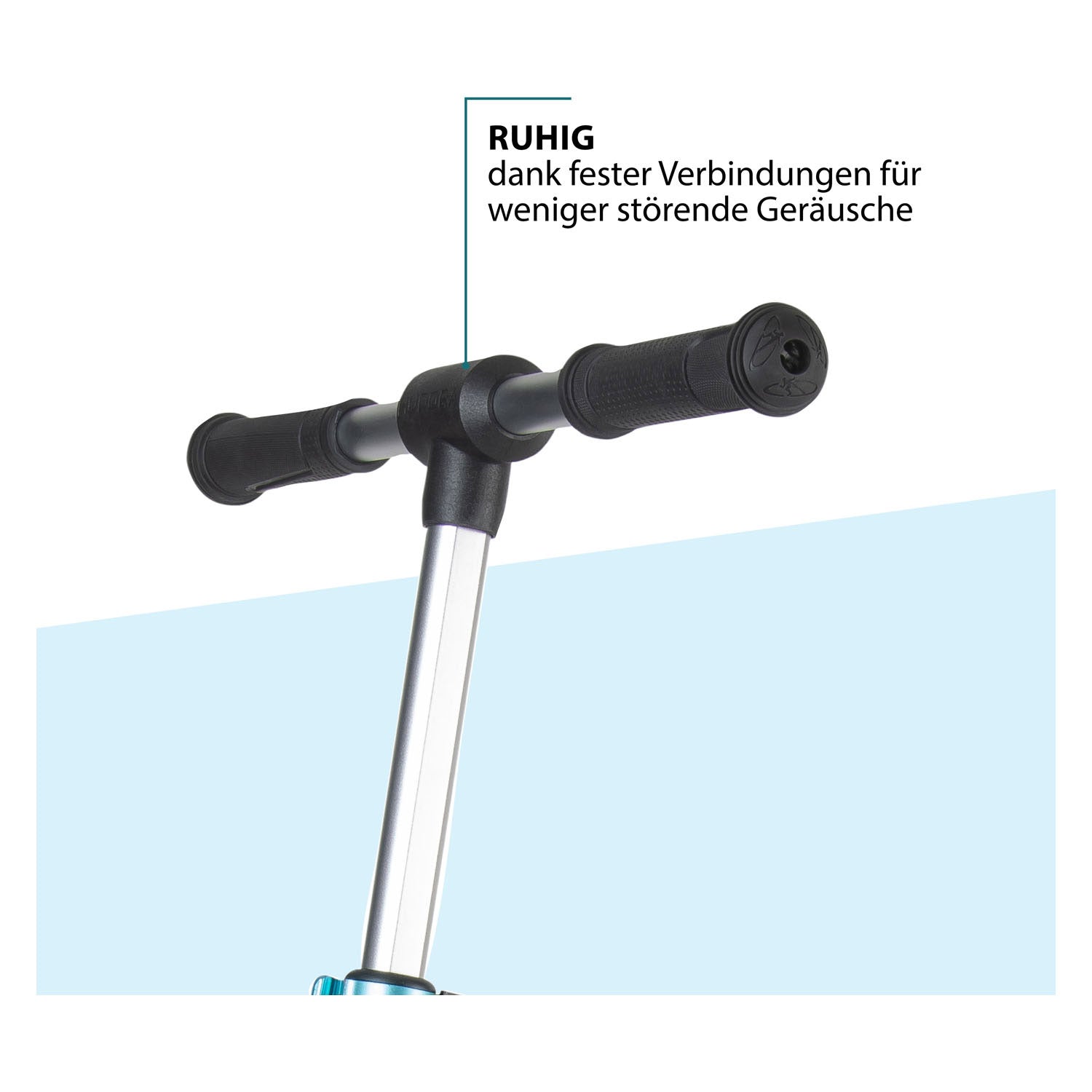 HUDORA Big Wheel Step 215 Scooter Step - Azuur Blauw