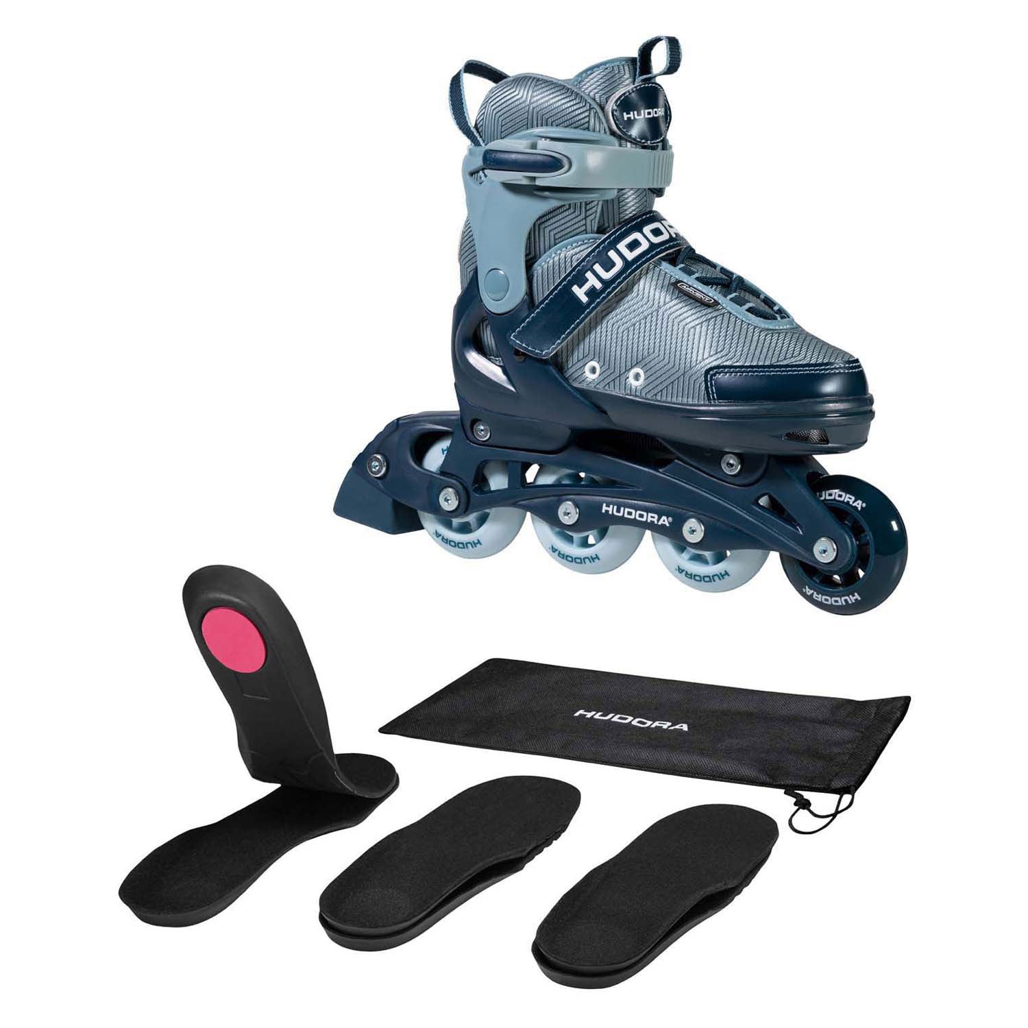 Hudora inline skeelers leon 2.0 ocean, maat 37-41
