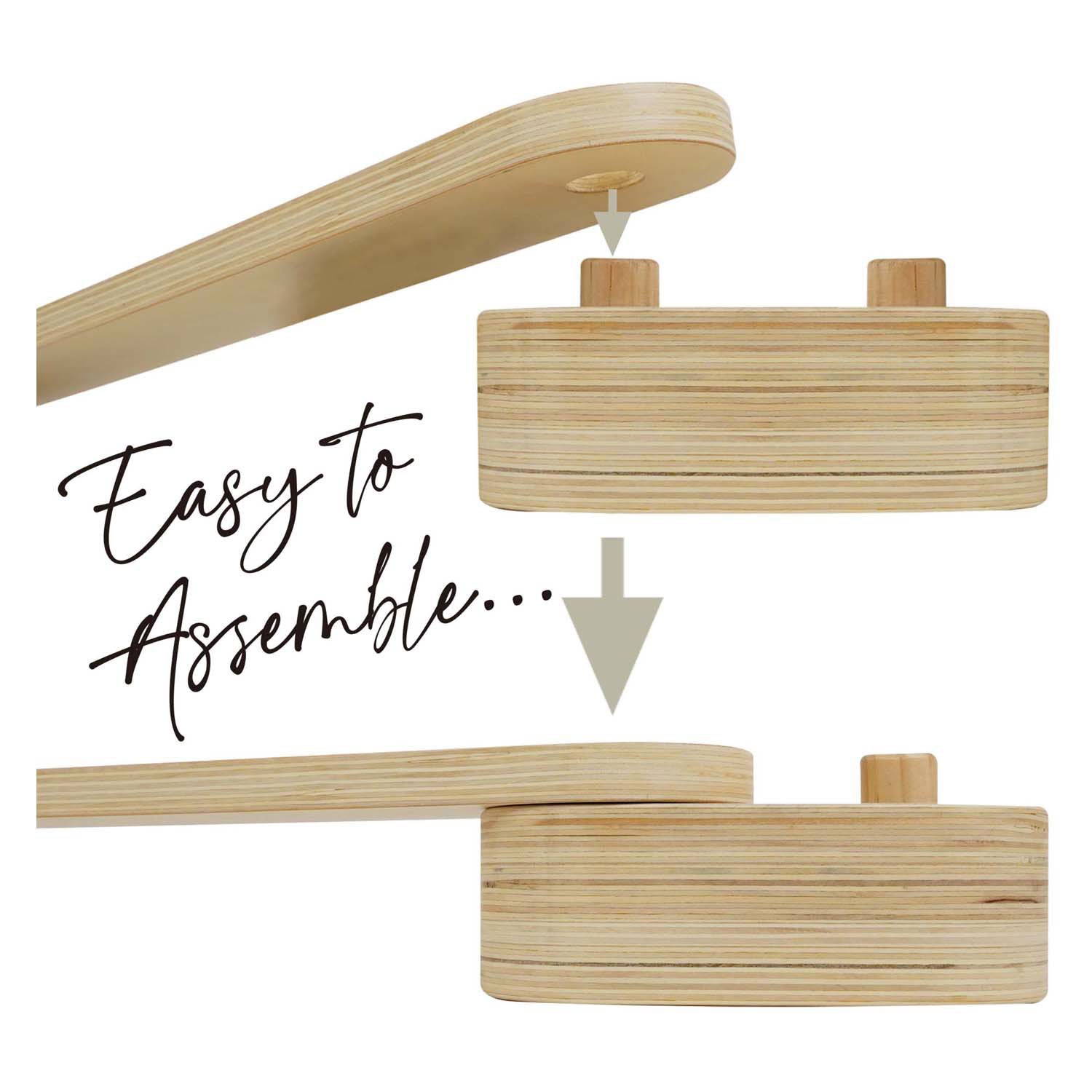 Rc houten balansciuitset, 8dlg.