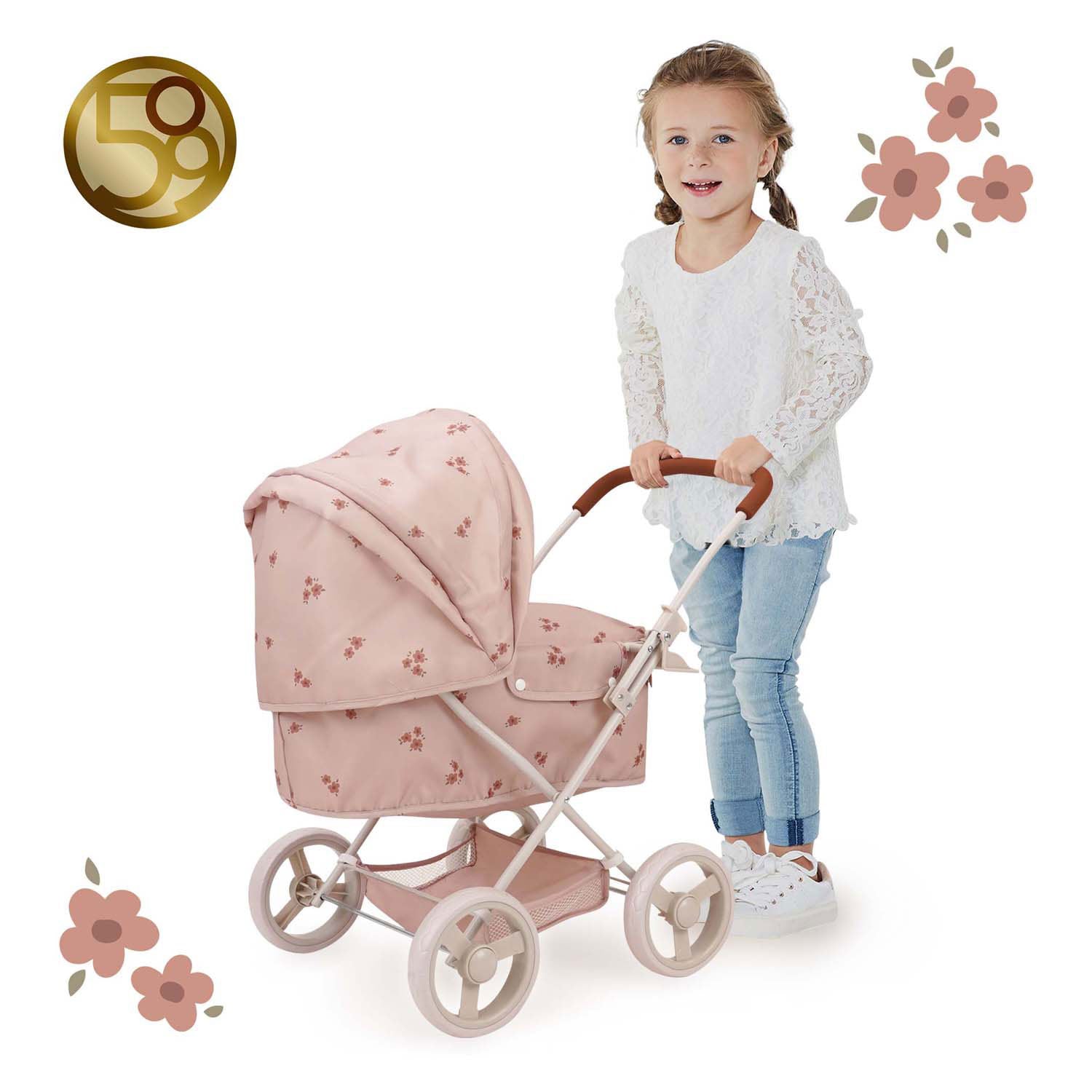 Ellen poppenwagen ballet flora