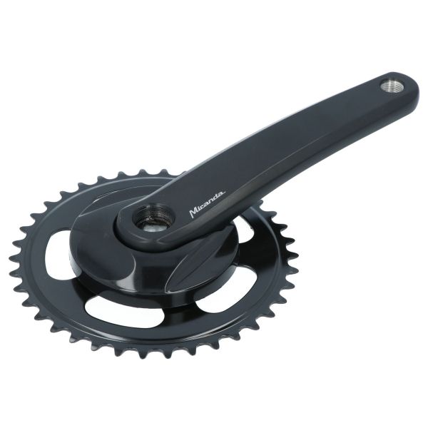 Miranda delta crankset 38t + disc 9.5cm black