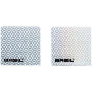 Basil Kratklikker - highly reflective - 2 pieces - silver
