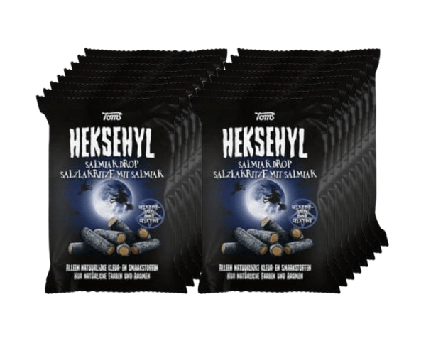 Toms heksehyl salmiakdrop zak (16x 300gr)