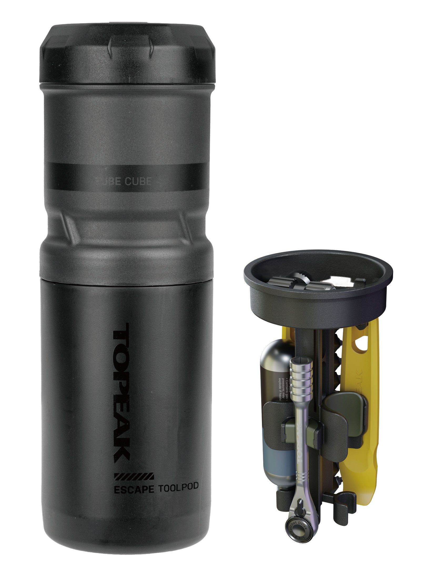 Topeak bidon ontsnappingstool pod zwart