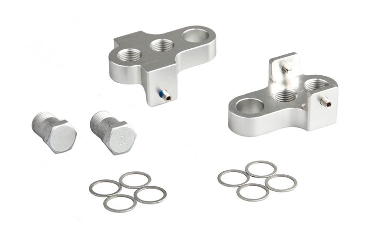 Mirage crankverkorters met RVS bouten aluminium t6 zilver