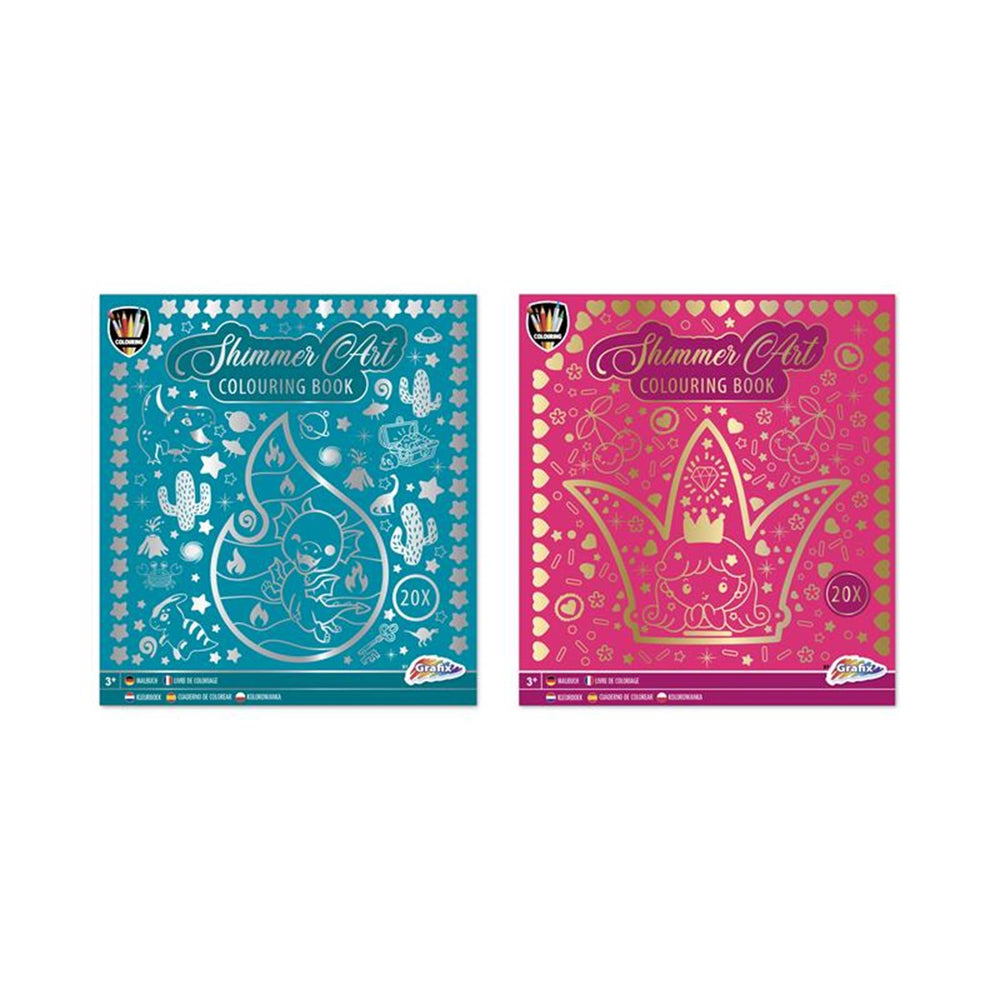 Creatieve ambachtsgroep folie kleurboek