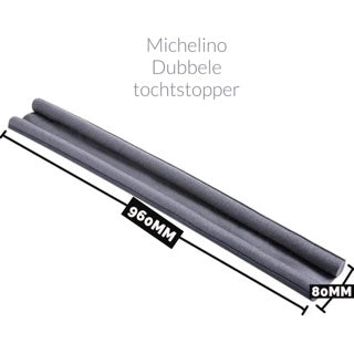 Michelino tochtstrip foam deur 96 x 3 cm | 12 stuks