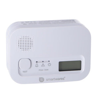 Smartwares fga-13041 - koolmonoxidemelder co melder - 85 db - levensduur 10 jaar - bsi gecertificeerd