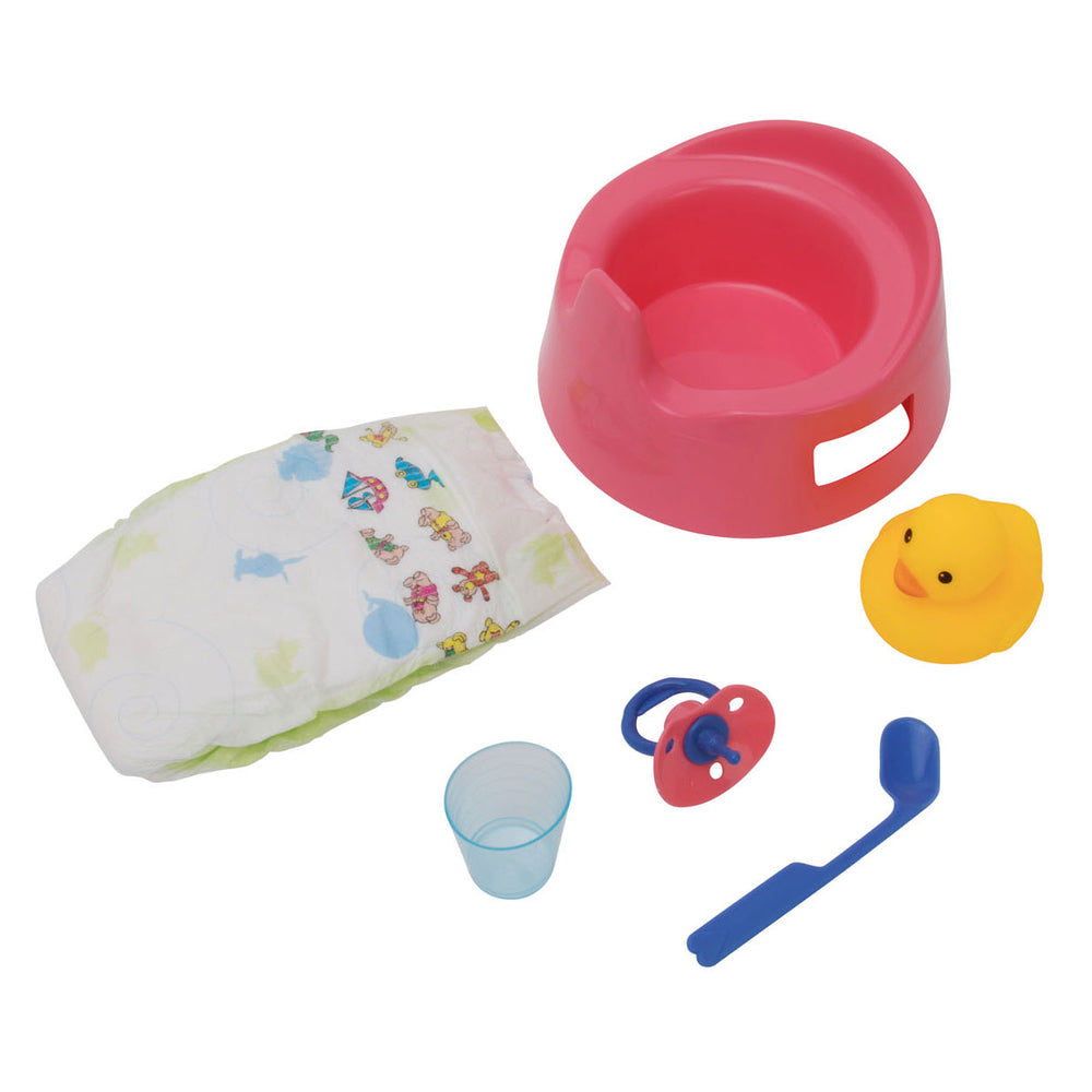 Heless poppen potje met accessoires