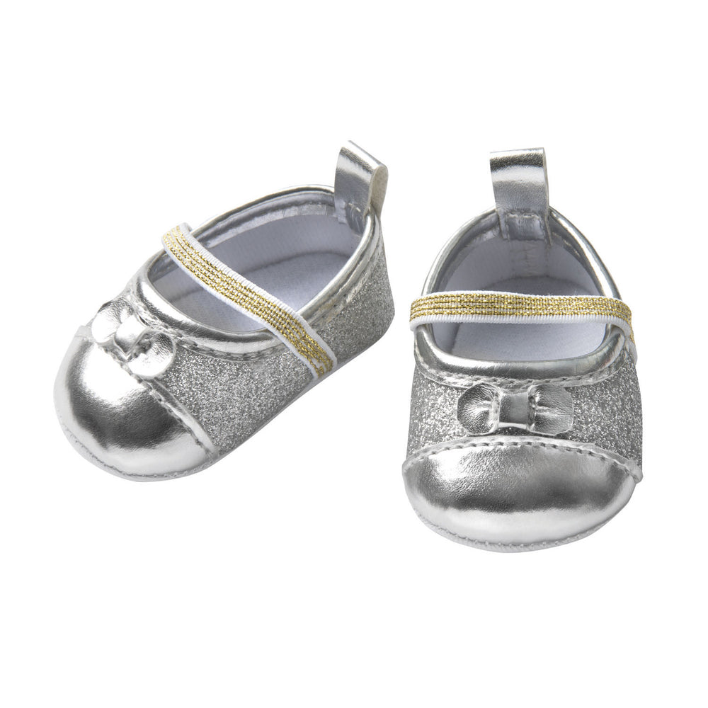 Heless poppenballerina's glitter - zilver, 38-45 cm