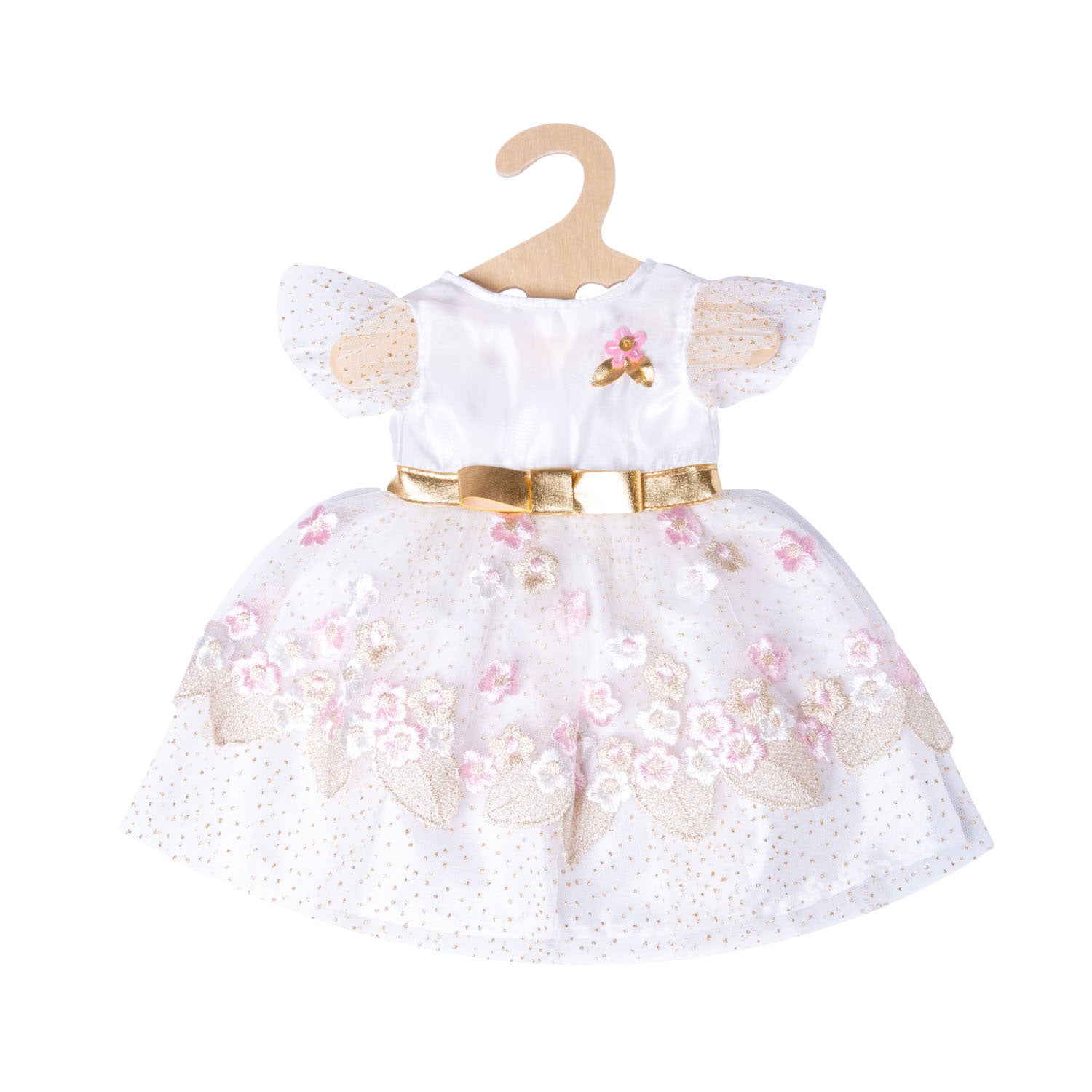 Heless poppenjurk prinses met kroon, 28-35 cm