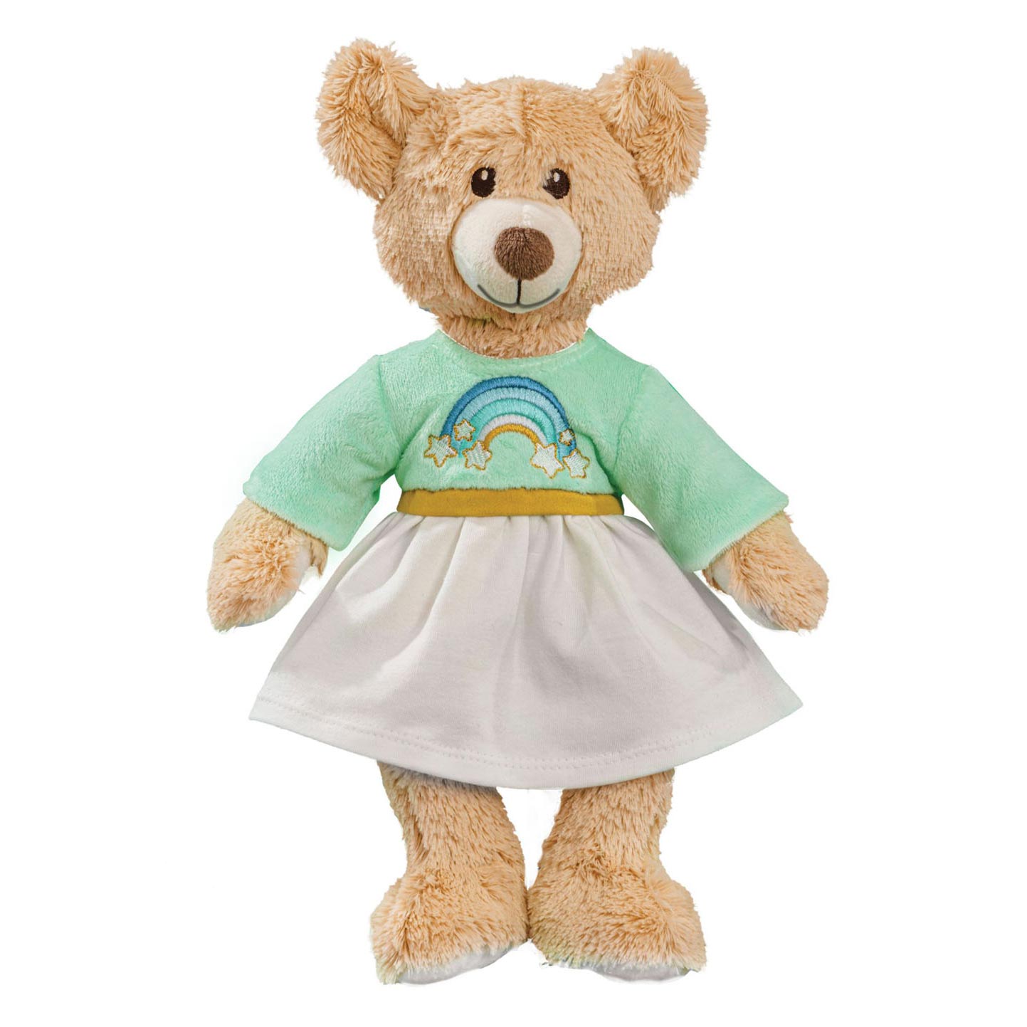 Heless Knuffel Pluche Teddy Regenboog 42cm