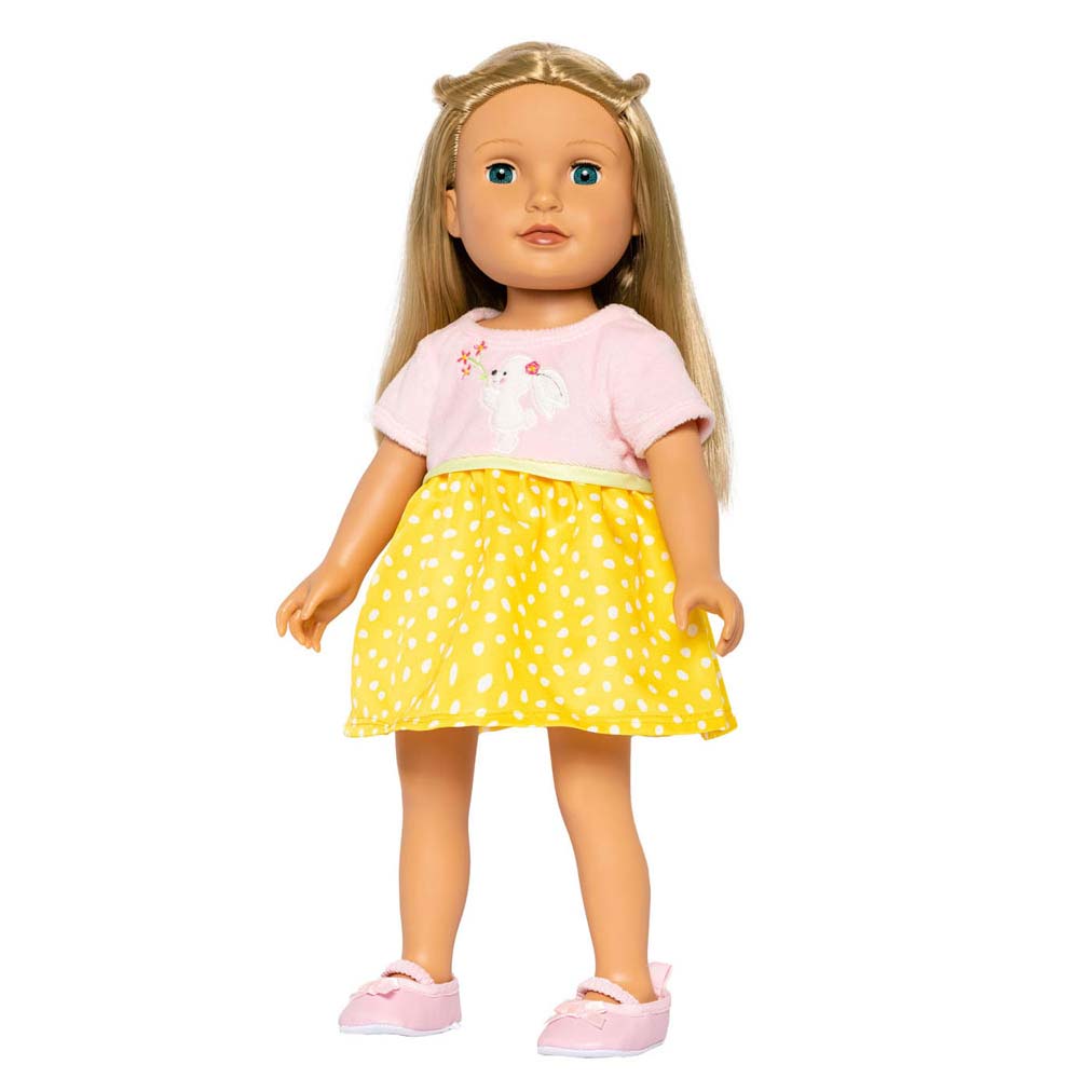 Poppenjurk Konijntje Lou, 35-45 cm