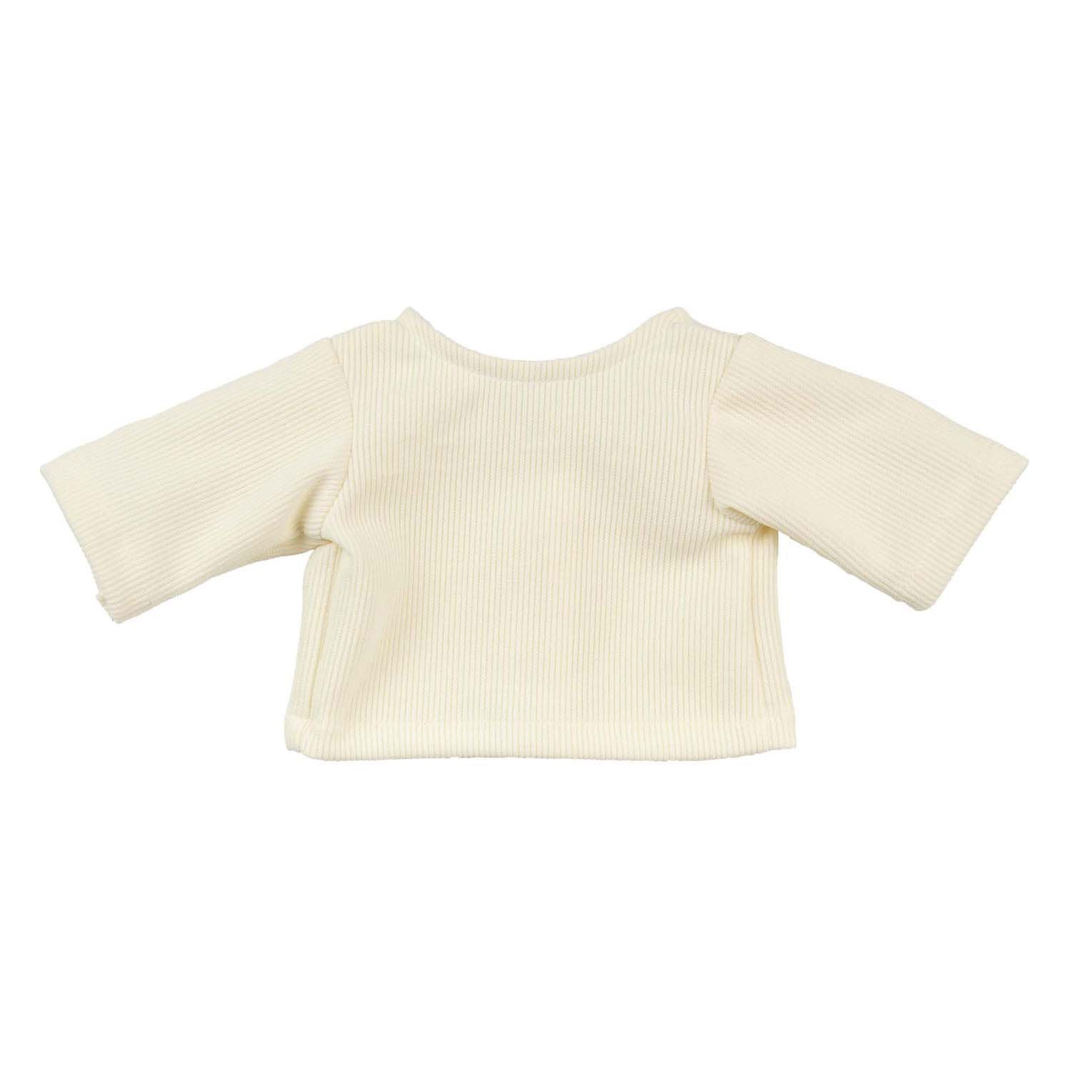 Heless poppen ribfluwelen jurk hartjesconfetti, 28-35 cm